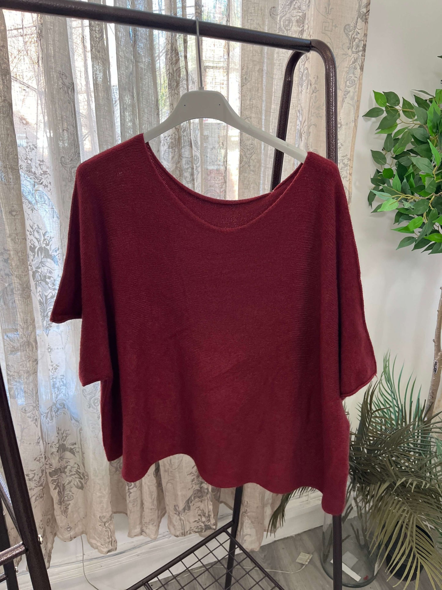 Torzi Boxy Swing Fine Knit Jumper