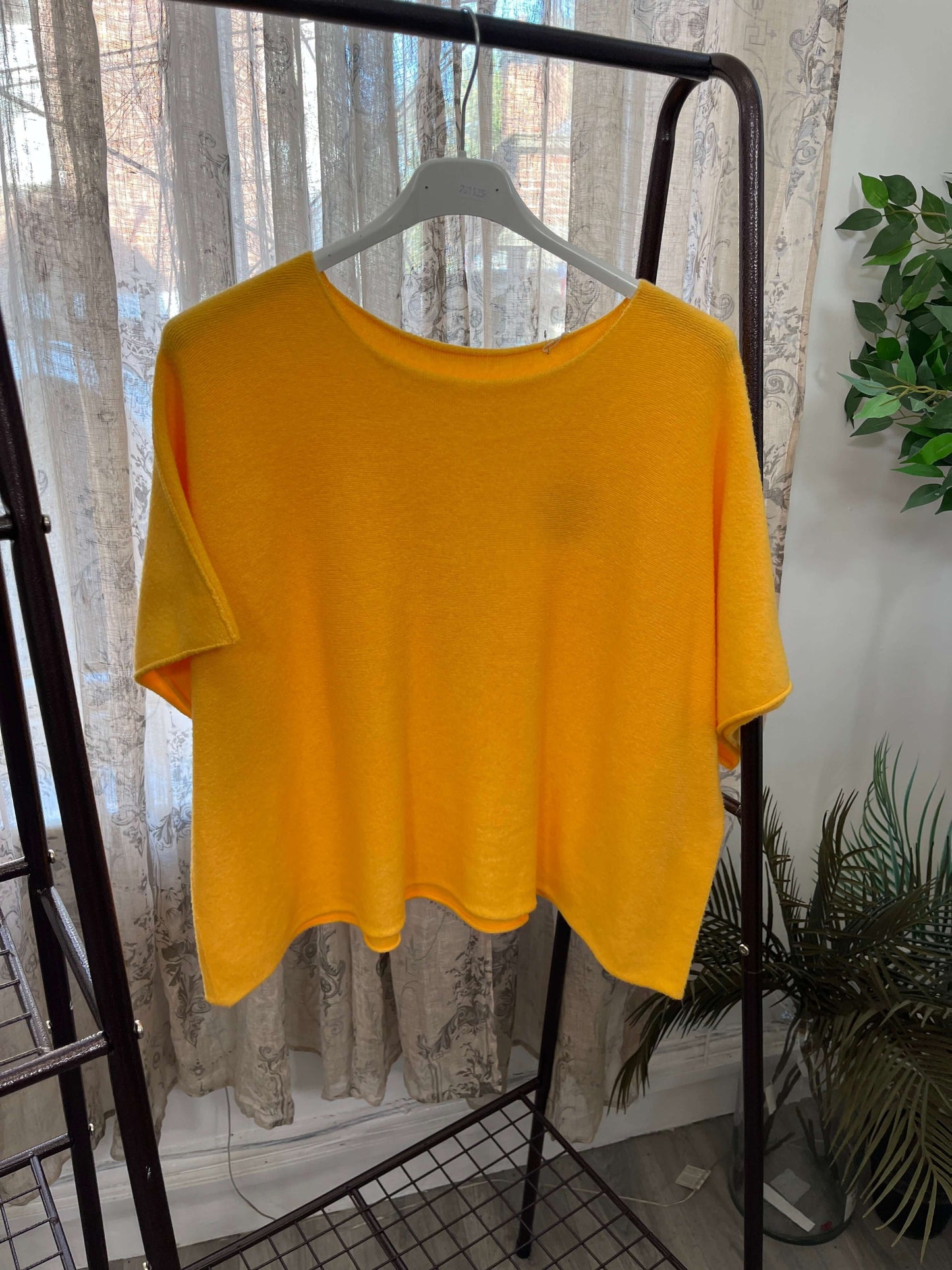 Torzi Boxy Swing Fine Knit Jumper