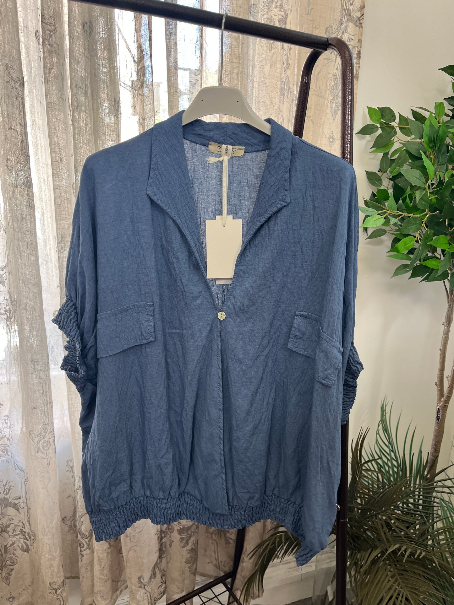 Lydia Bomber Style Ladies Shirt