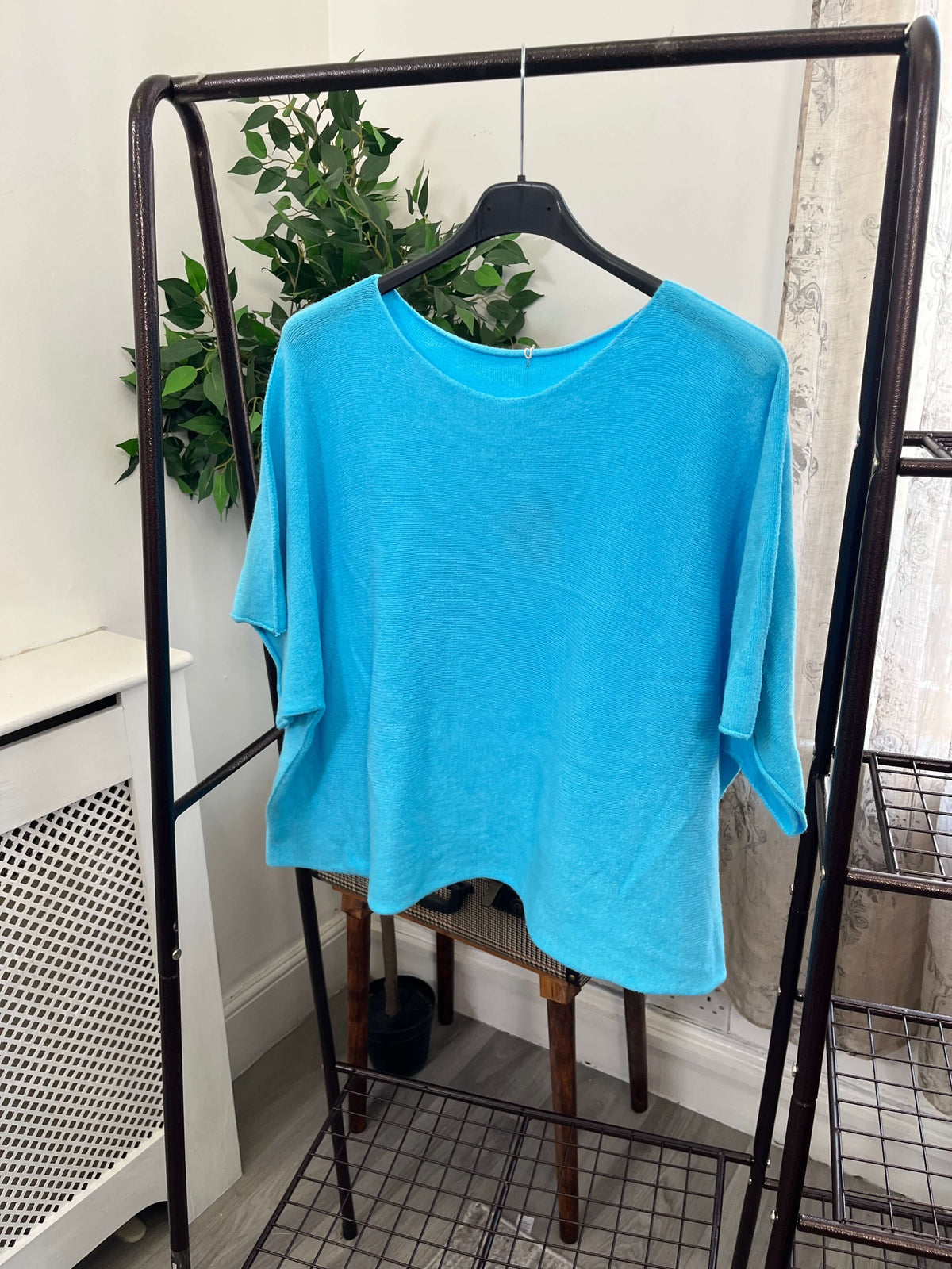 Torzi Boxy Swing Fine Knit Jumper