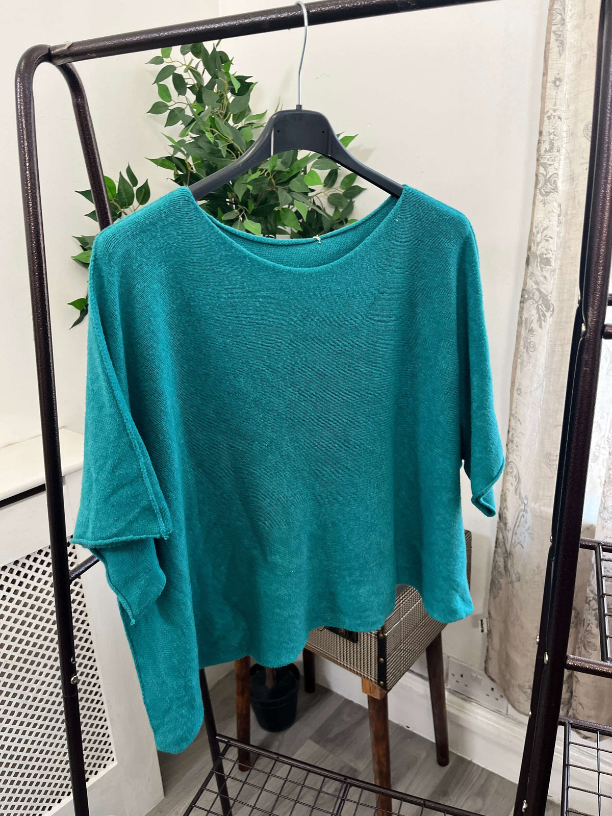 Torzi Boxy Swing Fine Knit Jumper
