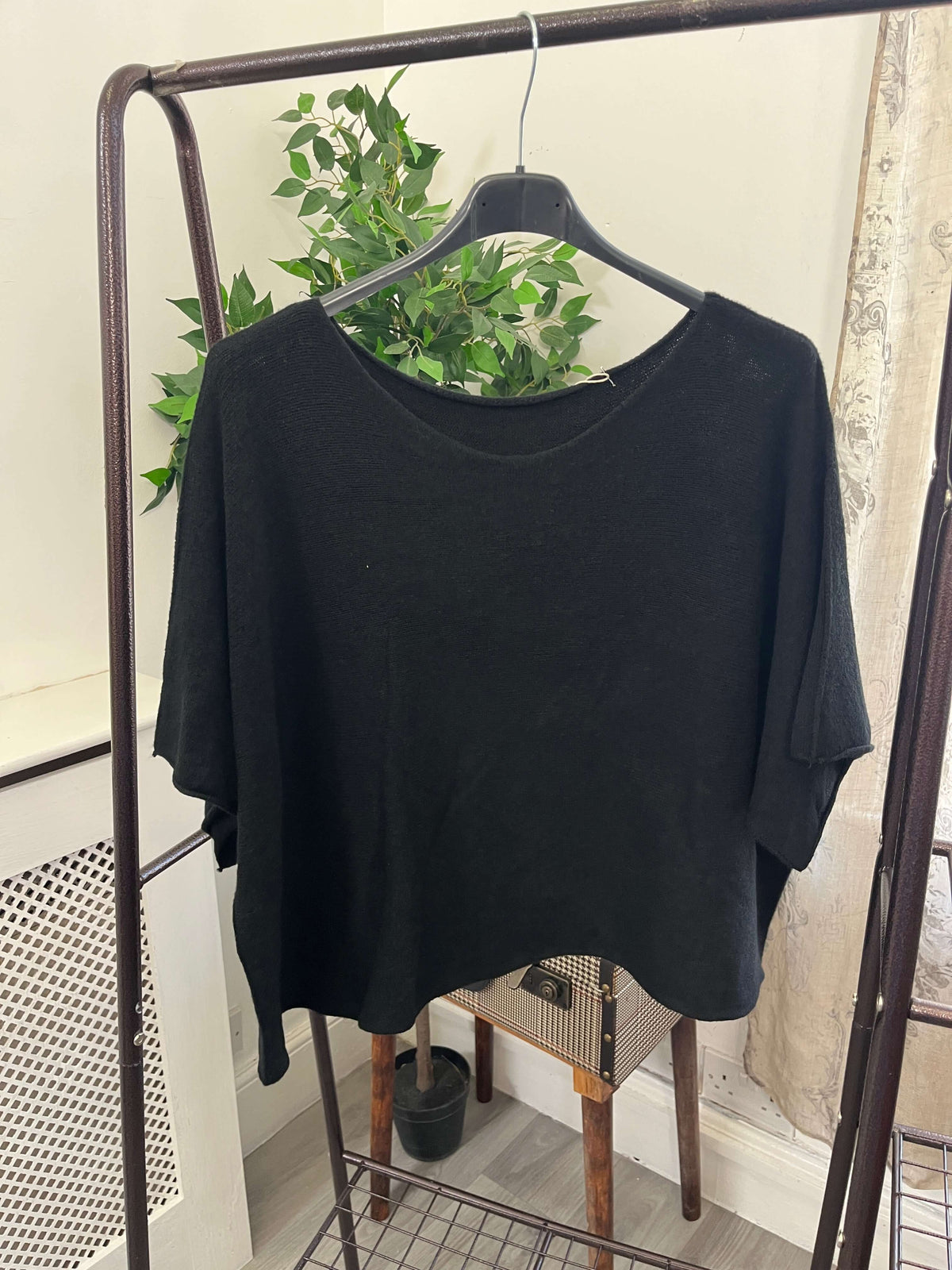 Torzi Boxy Swing Fine Knit Jumper