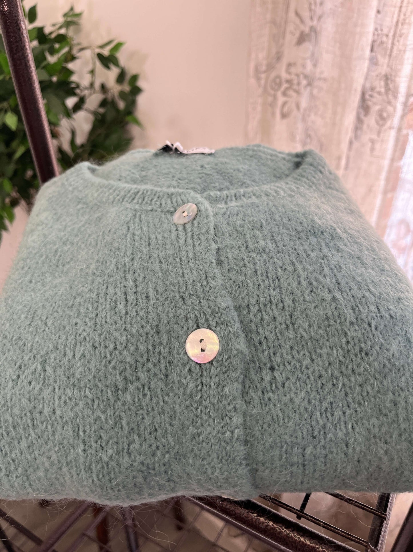 Trudi Long Sleeve Mohair Cardigan