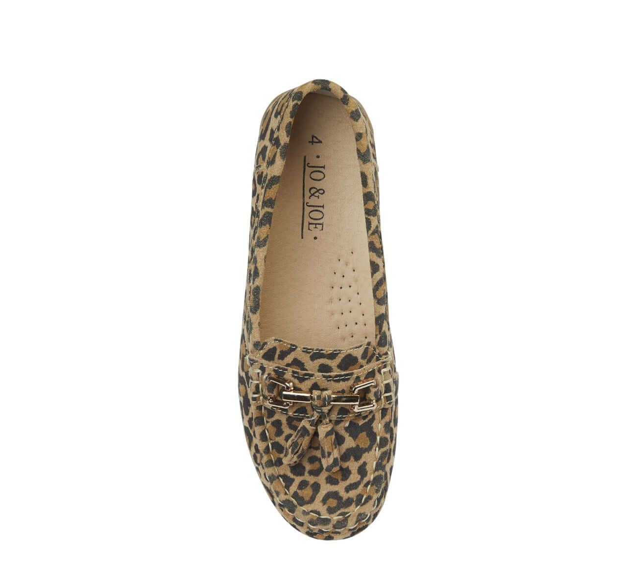 Nautical Real Leather Loafer - Leopard