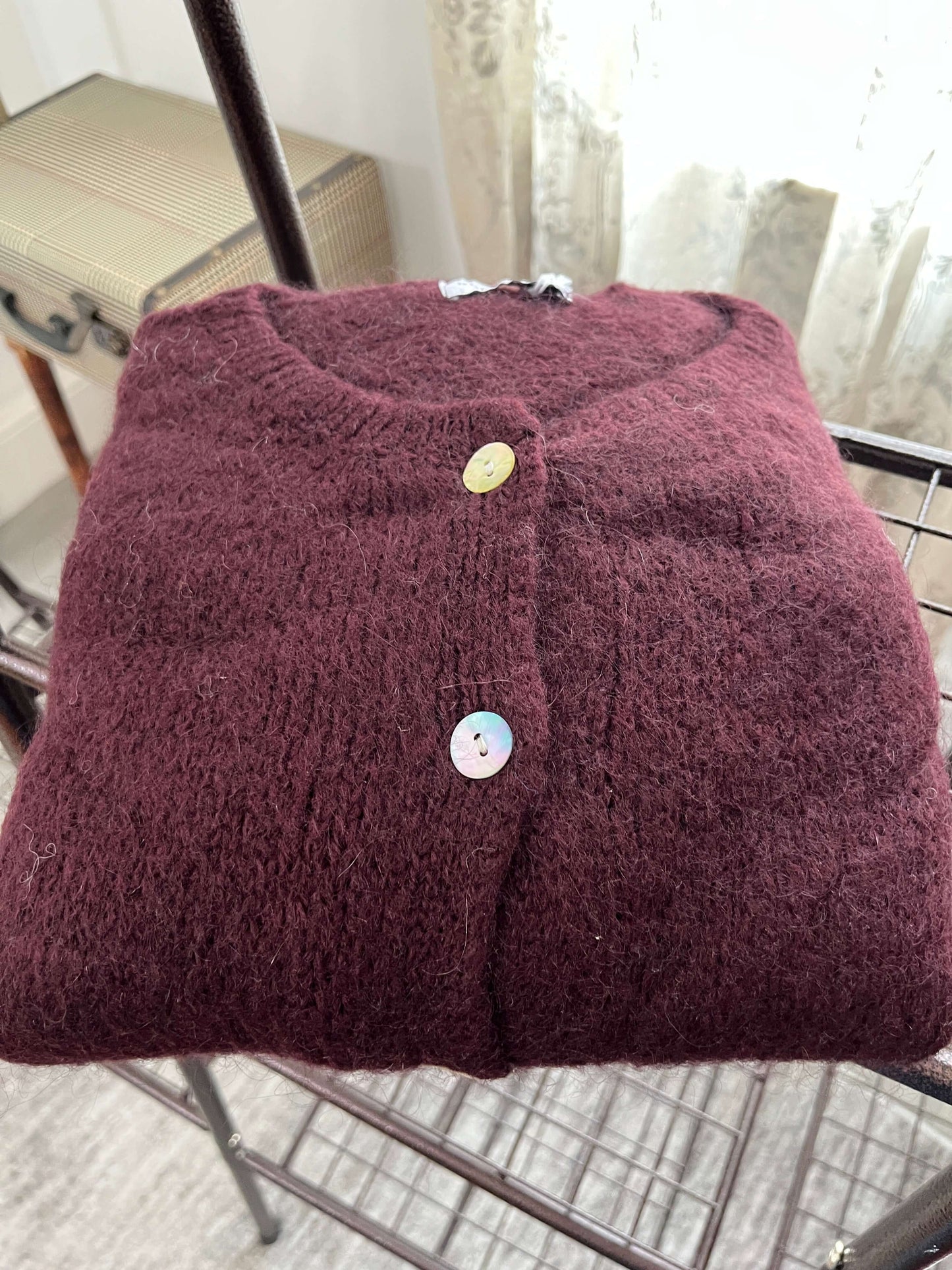 Trudi Long Sleeve Mohair Cardigan