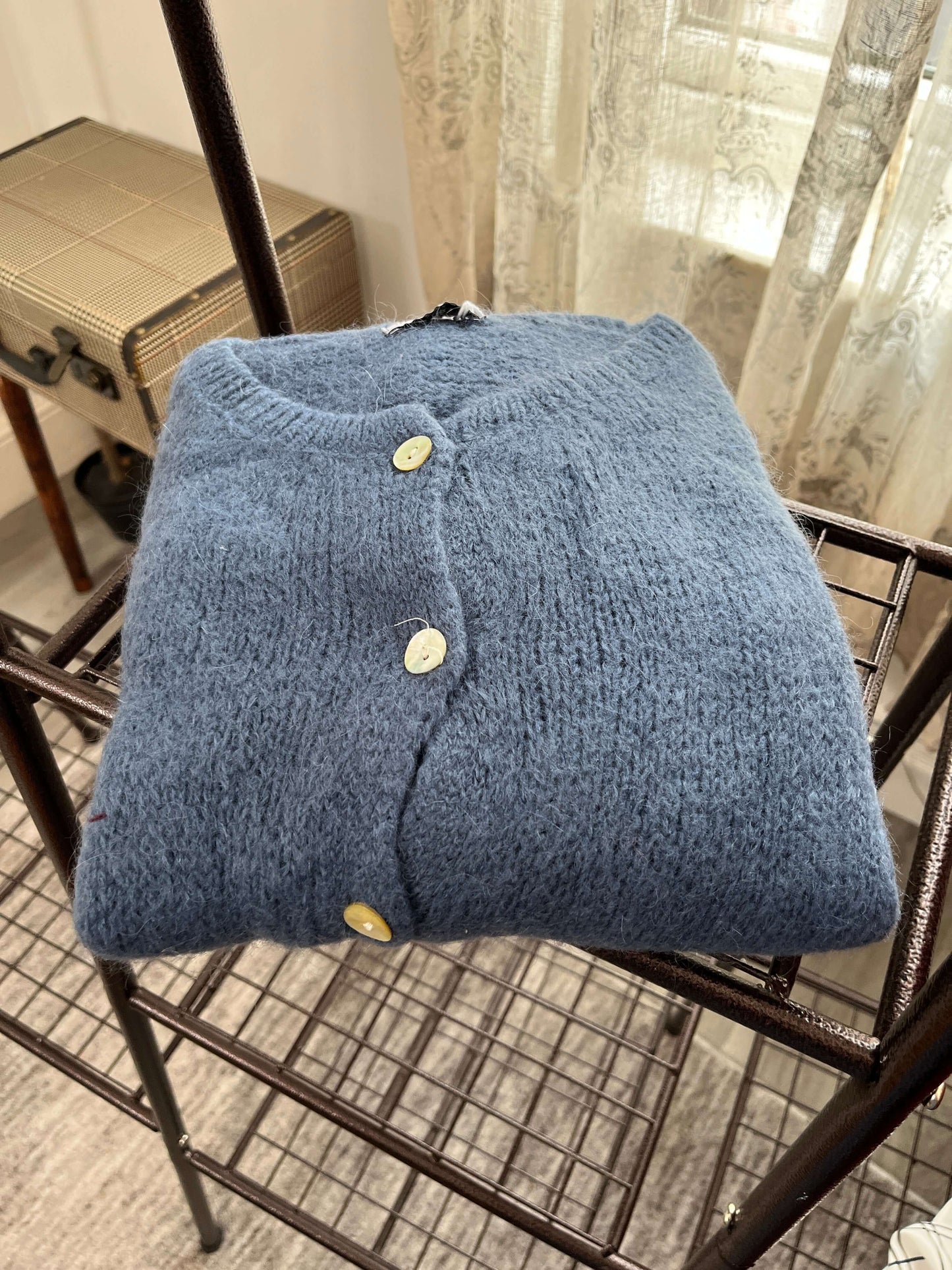 Trudi Long Sleeve Mohair Cardigan
