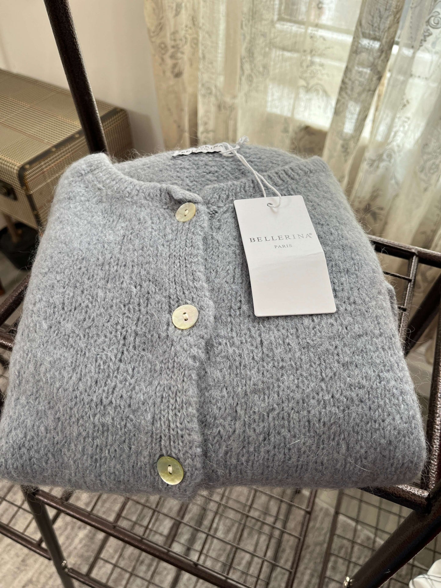 Trudi Long Sleeve Mohair Cardigan