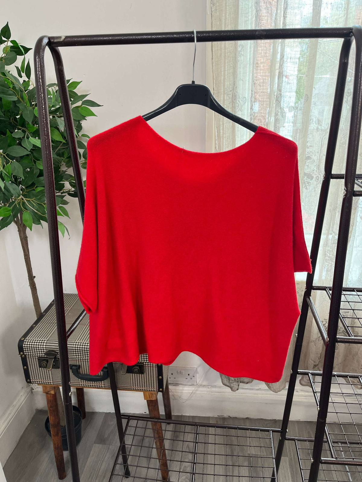 Torzi Boxy Swing Fine Knit Jumper
