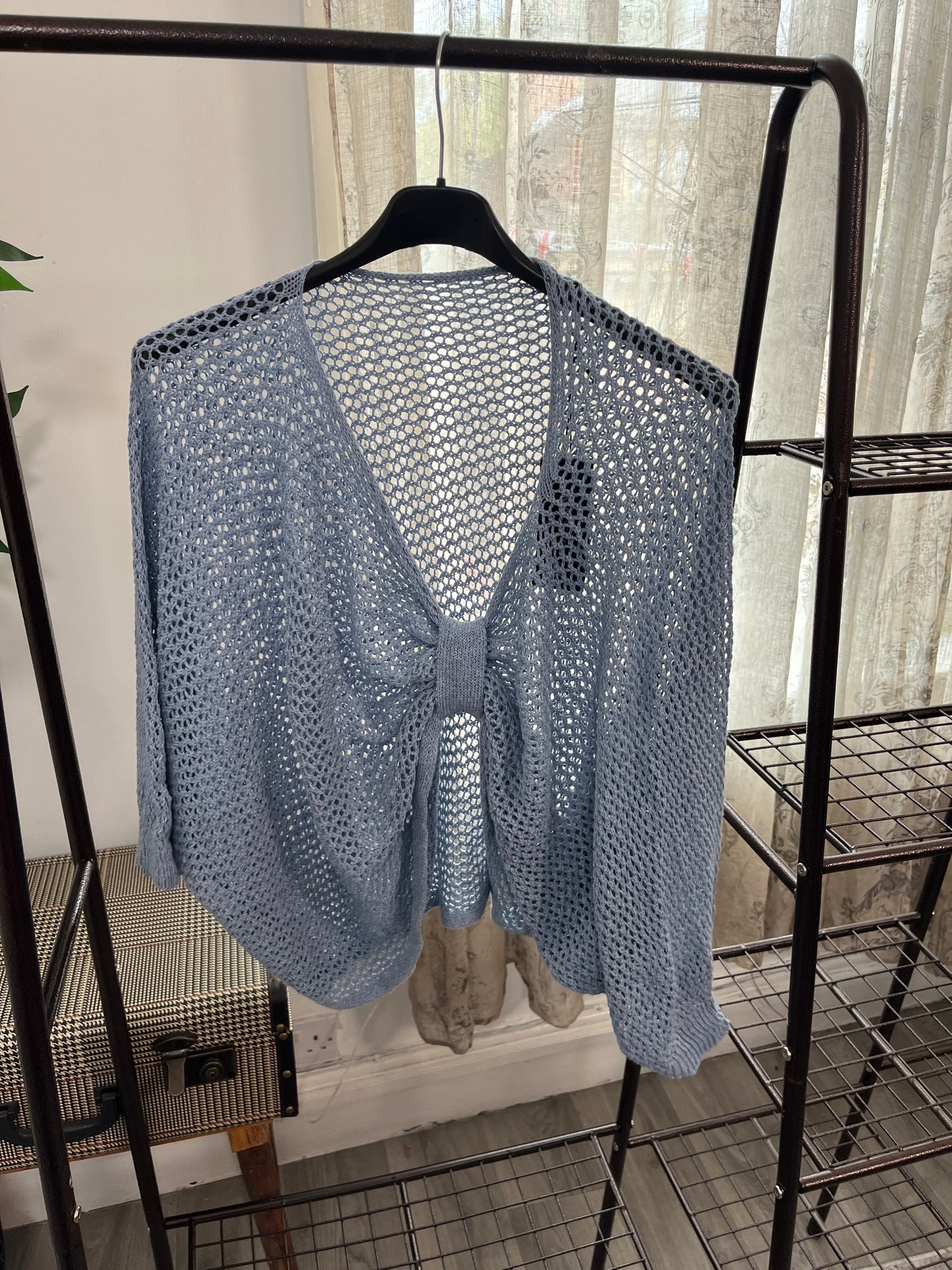 Chloe Loose Weave Drop Down Top
