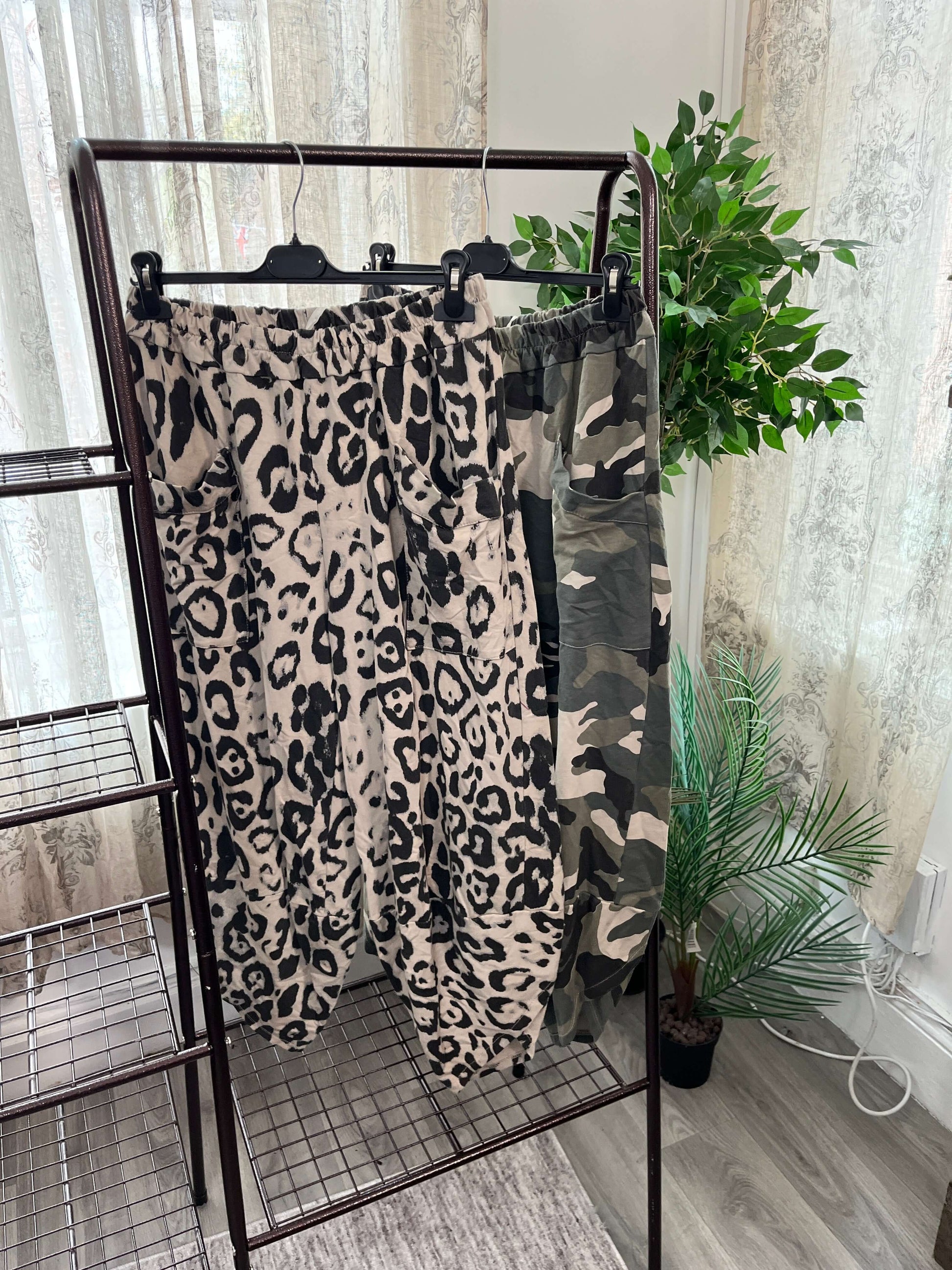 Vienna Printed Elasticated Waist Jersey Joggers