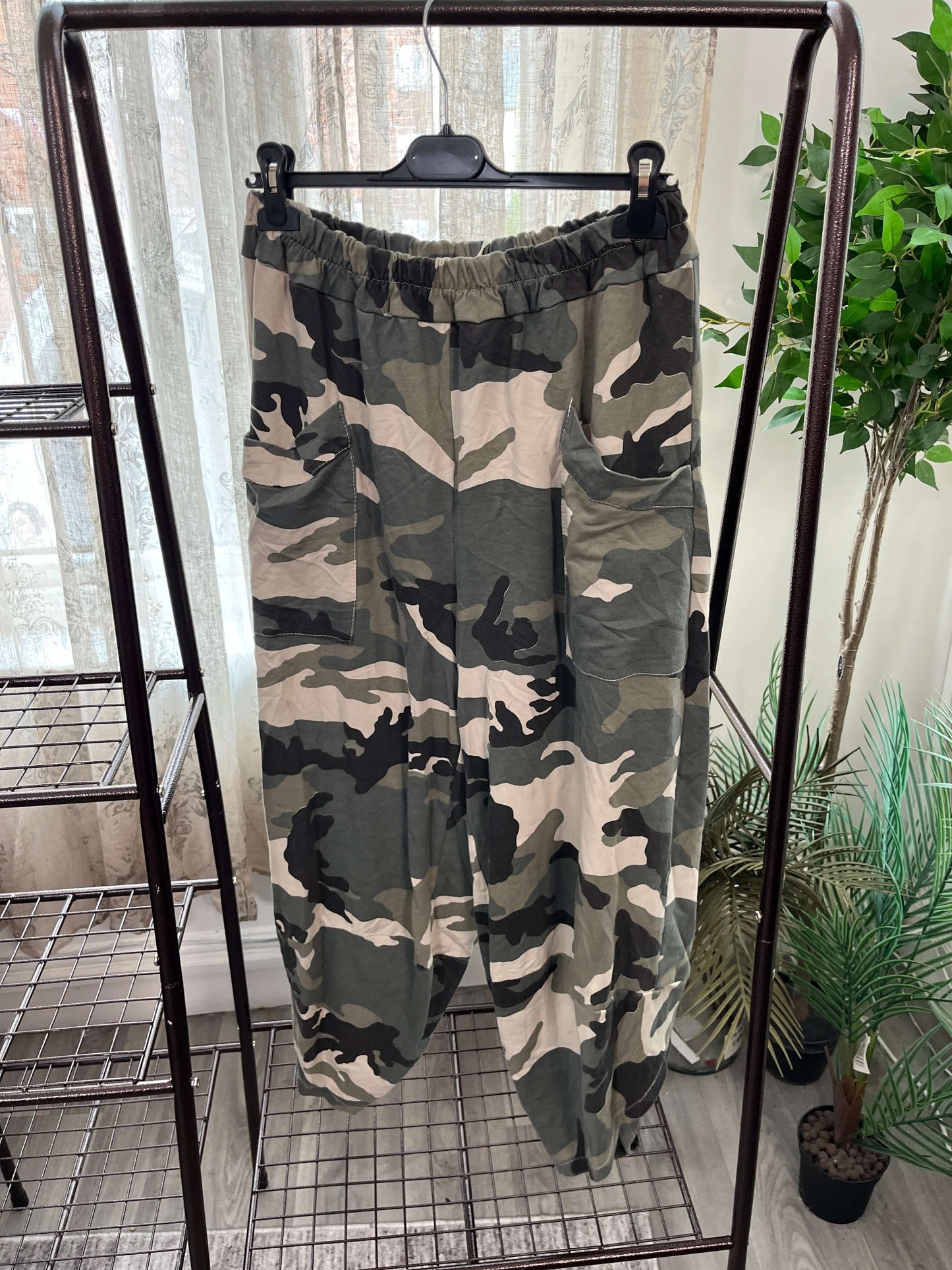 Vienna Printed Elasticated Waist Jersey Joggers