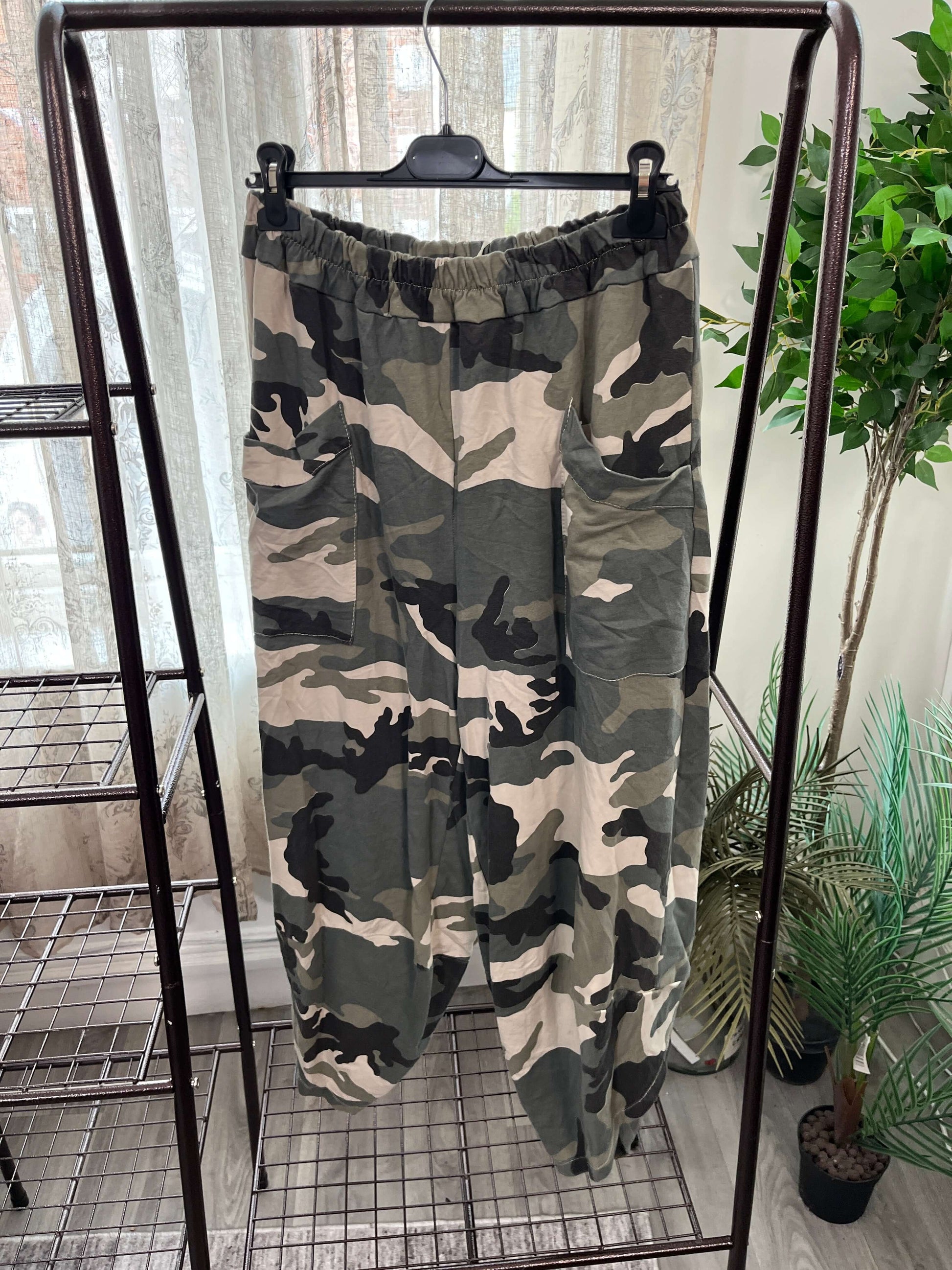 Vienna Printed Elasticated Waist Jersey Joggers