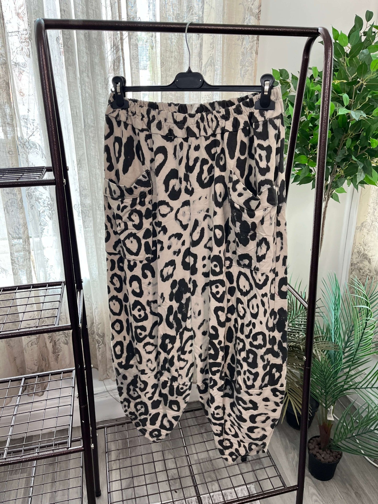 Vienna Printed Elasticated Waist Jersey Joggers
