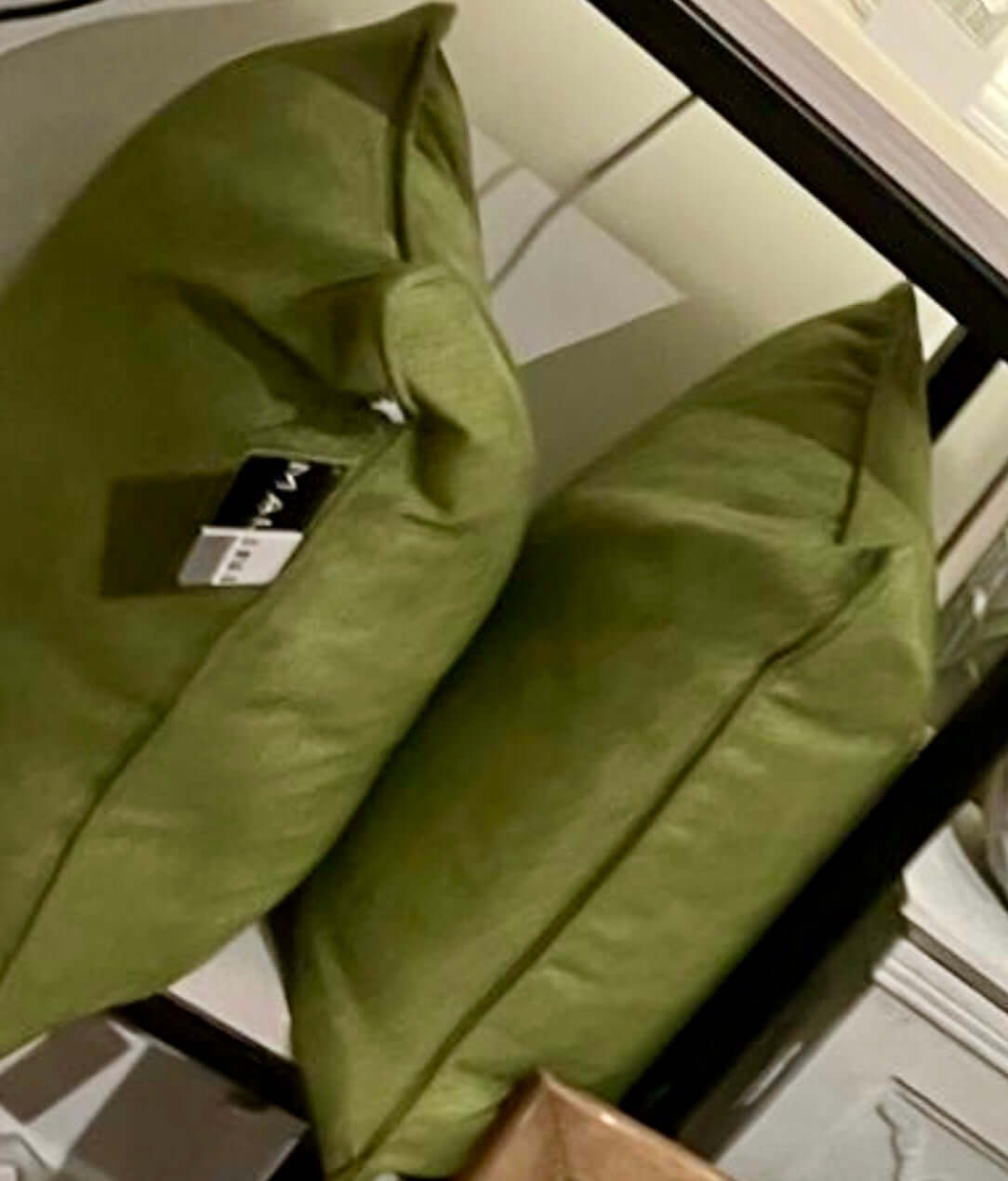 Malini Luxe Green Cushion