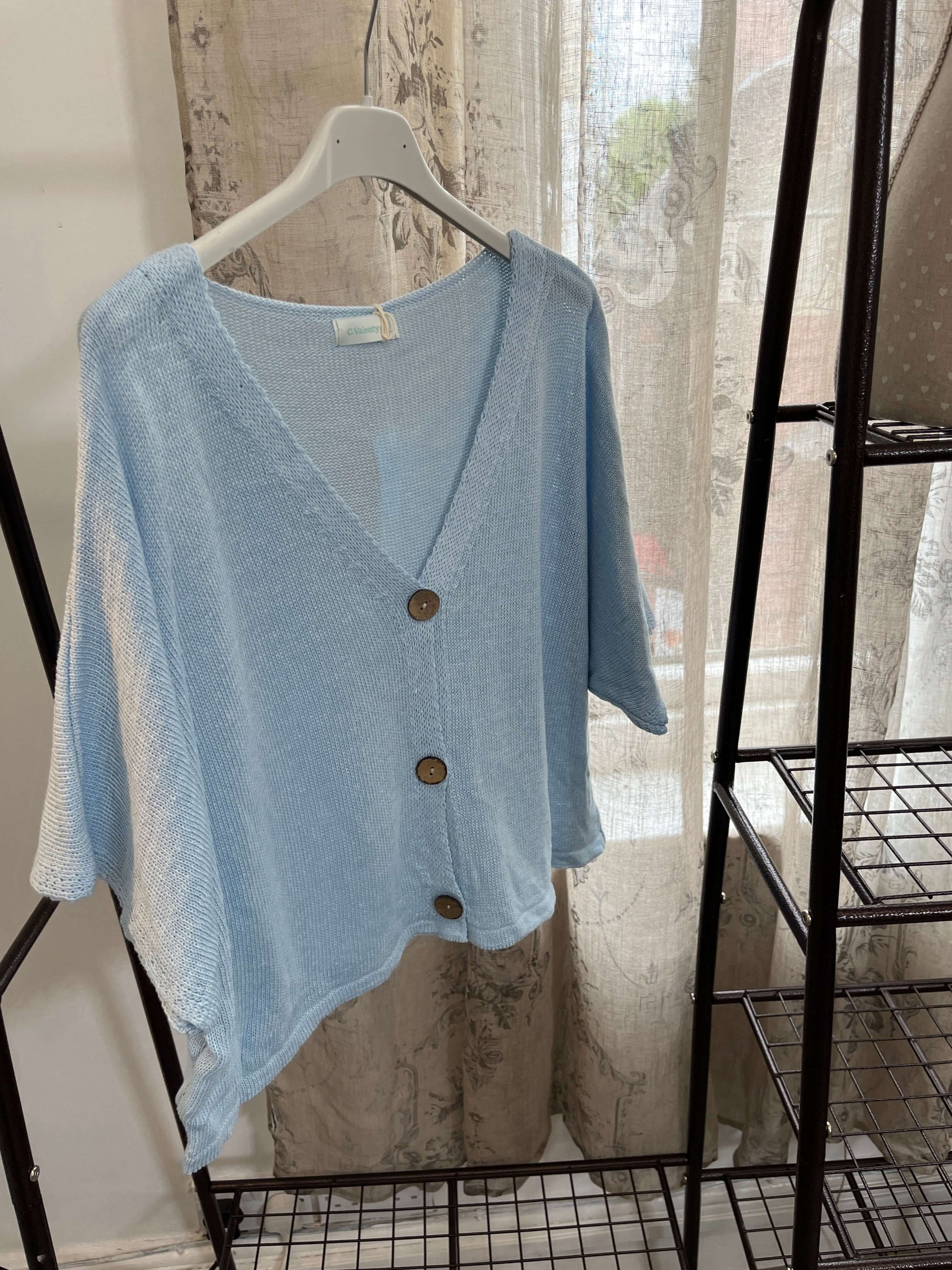 Aimee Cute Button Layering Cardi