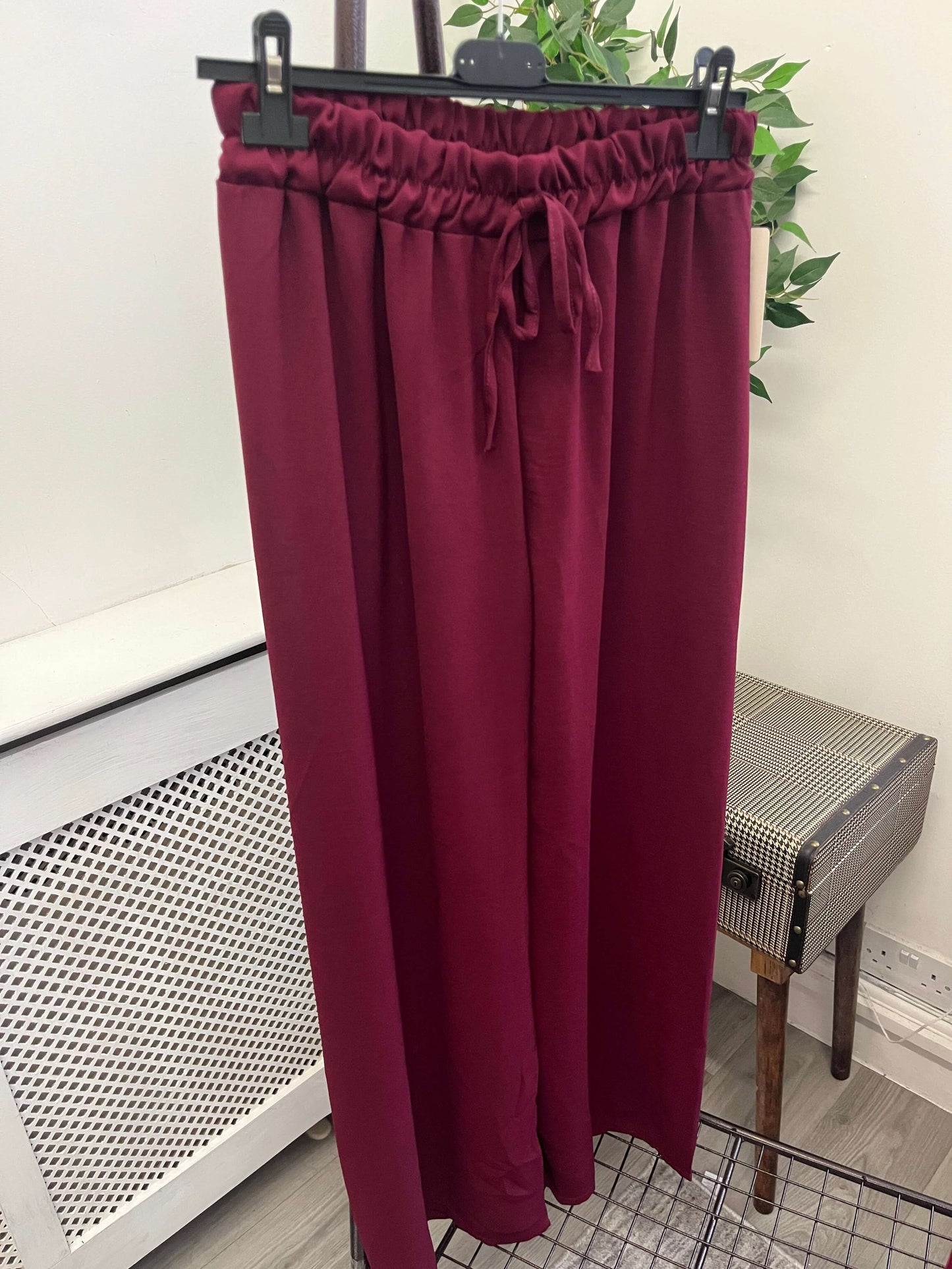 Elegant Wide Leg Palazzo Trousers