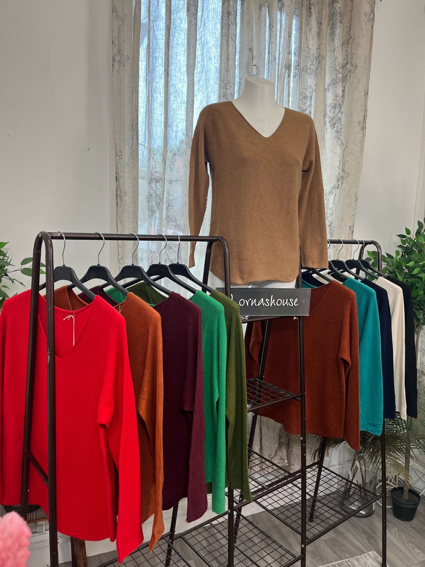 Pippa Classic V Neck Super Soft Knit Jumper