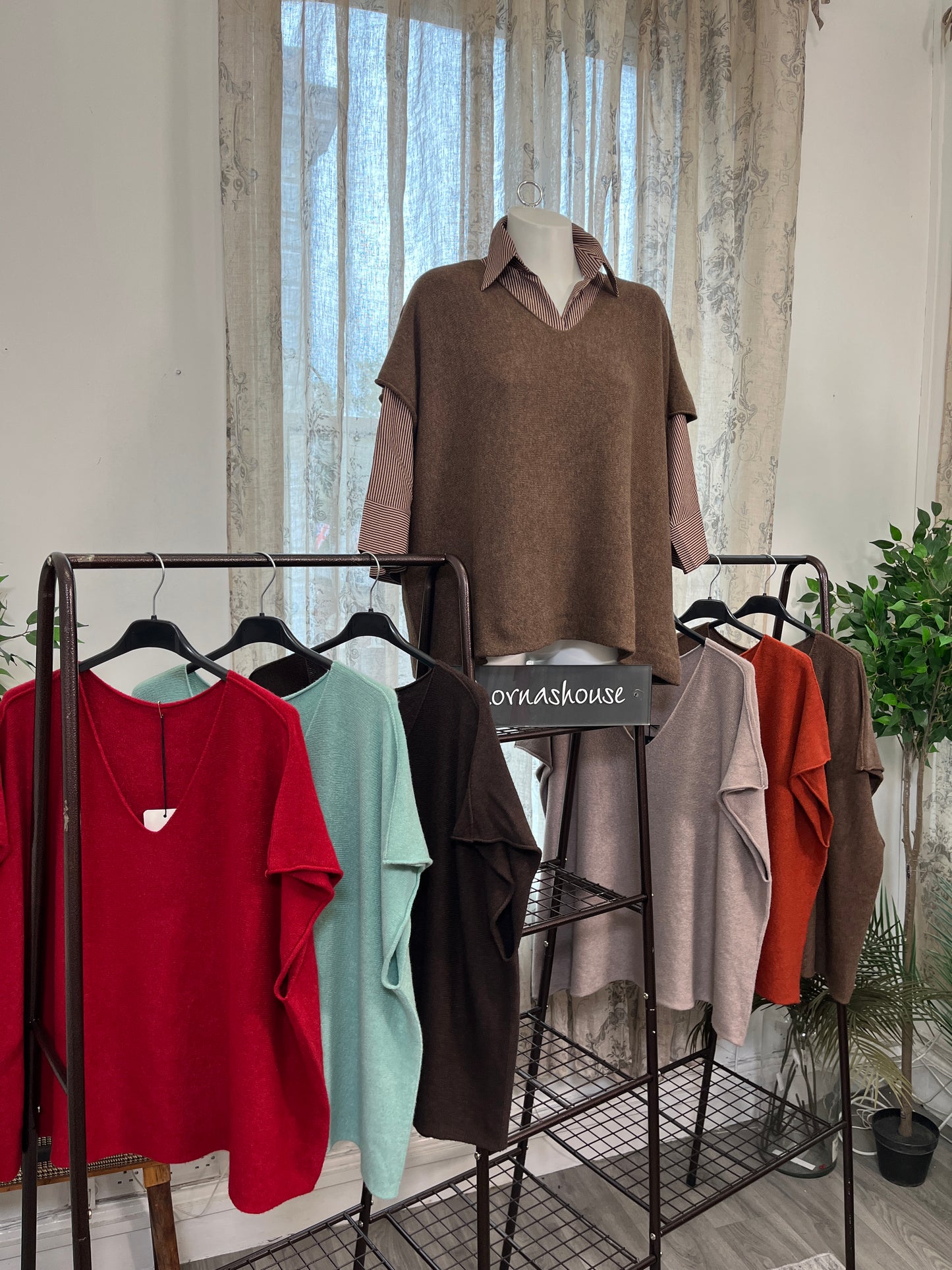 Ronnie Cap Sleeve Tank Top Jumper