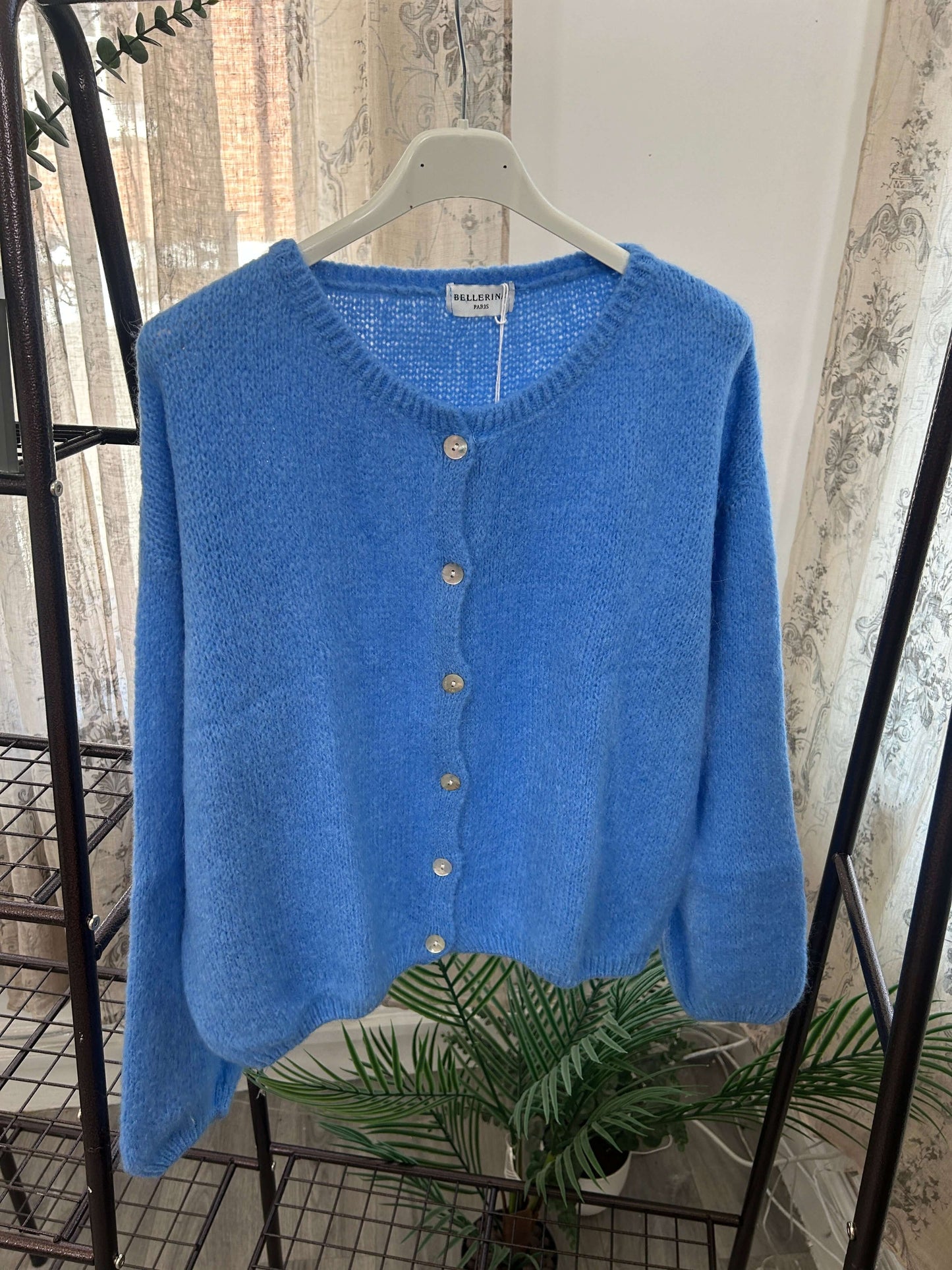 Trudi Long Sleeve Mohair Cardigan