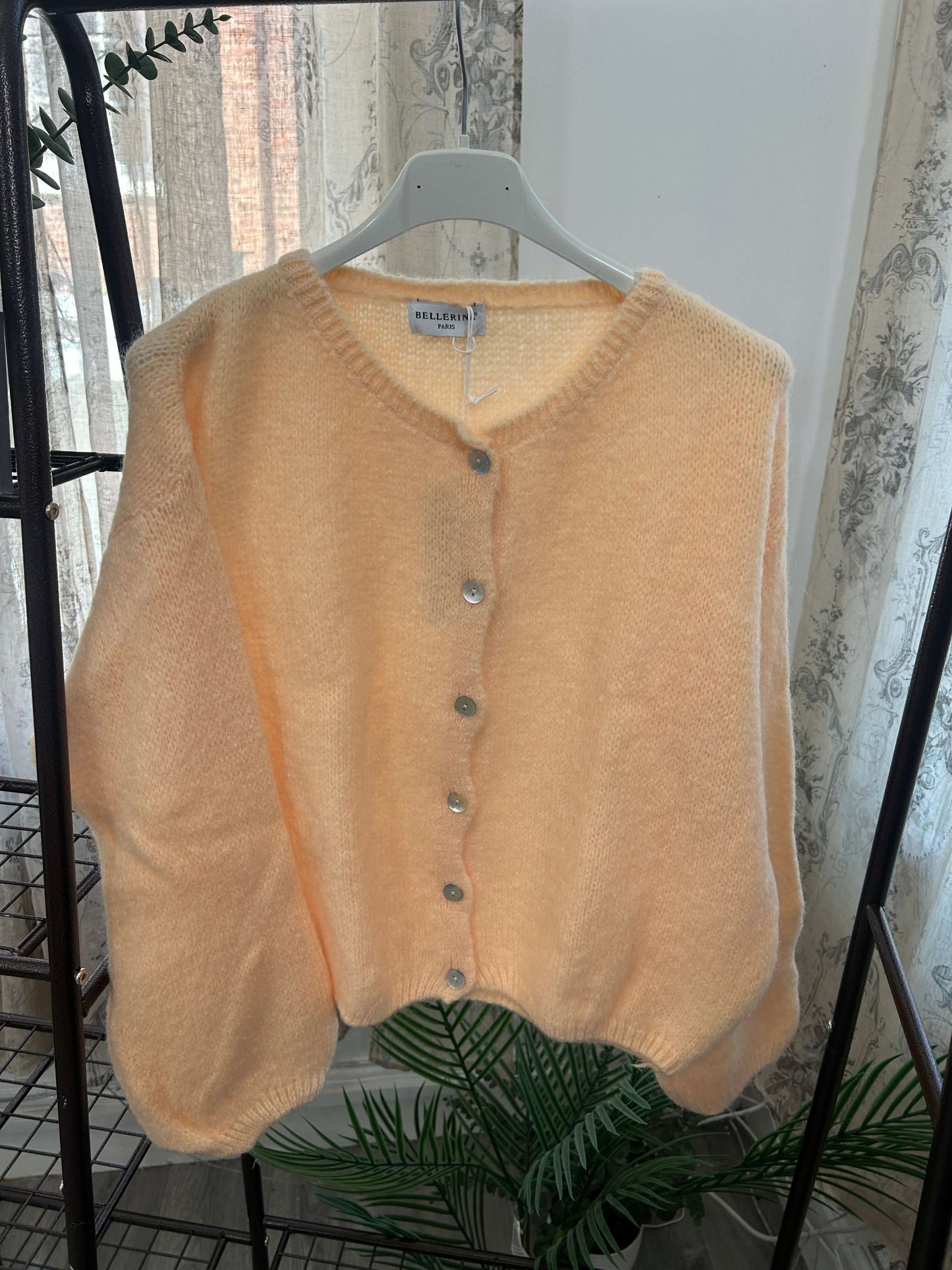 Trudi Long Sleeve Mohair Cardigan