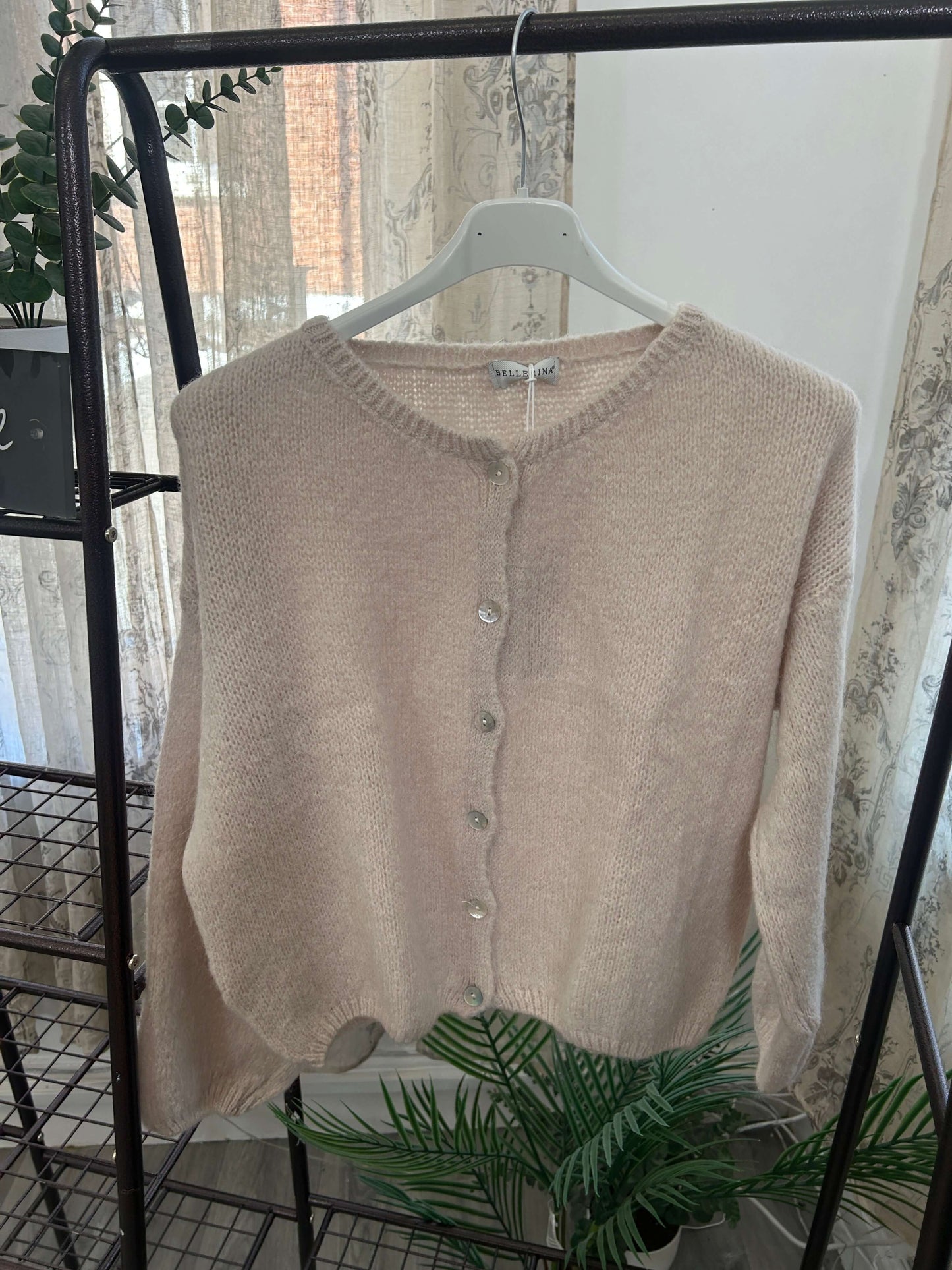 Trudi Long Sleeve Mohair Cardigan