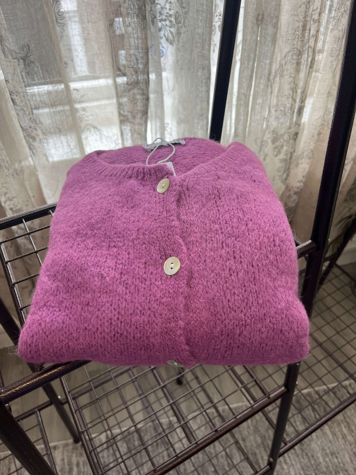 Trudi Long Sleeve Mohair Cardigan
