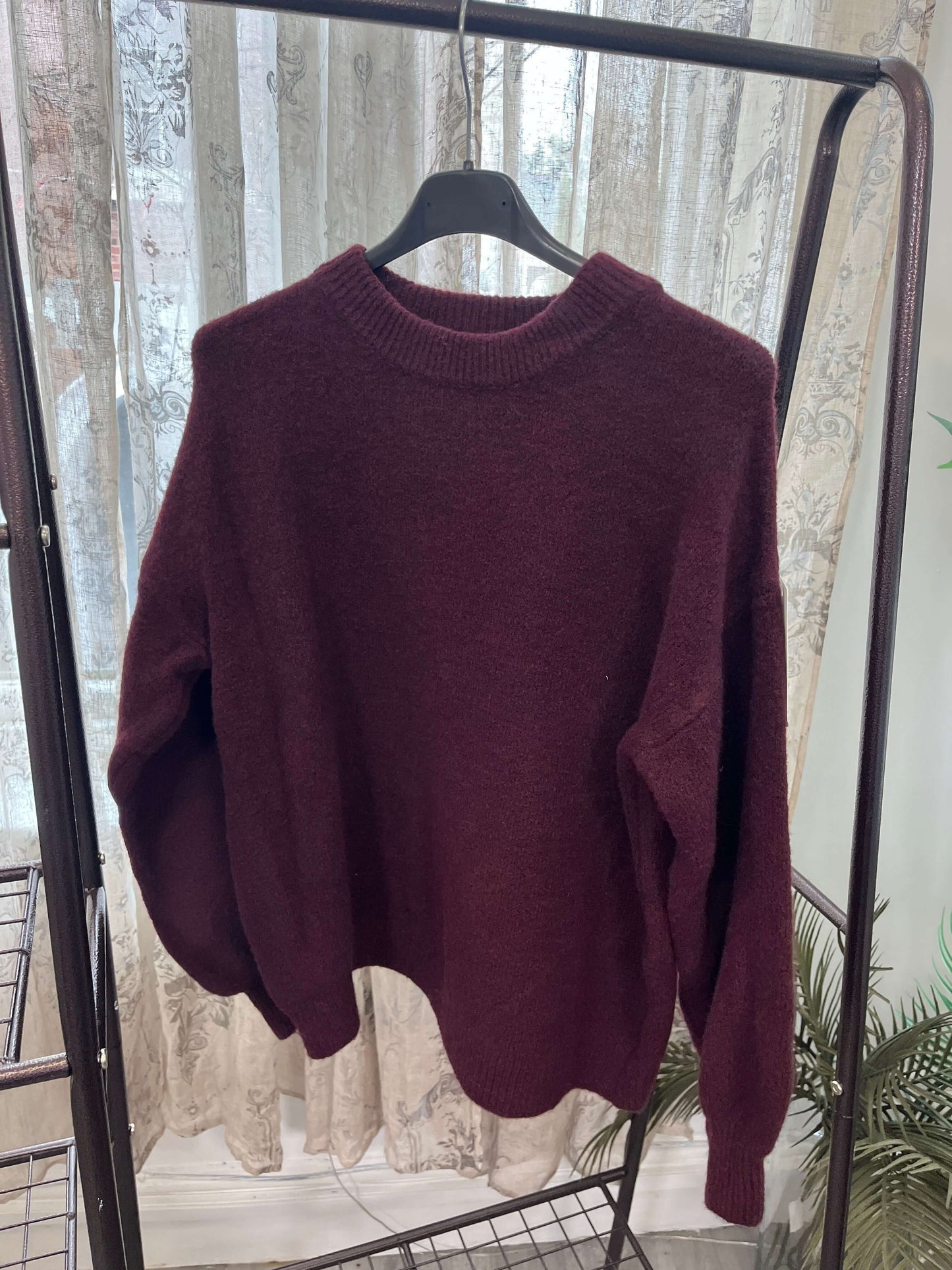 Tiffany Crew Neck Wool Blend Jumper