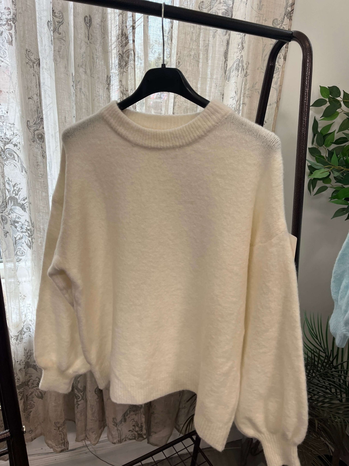 Tiffany Crew Neck Wool Blend Jumper