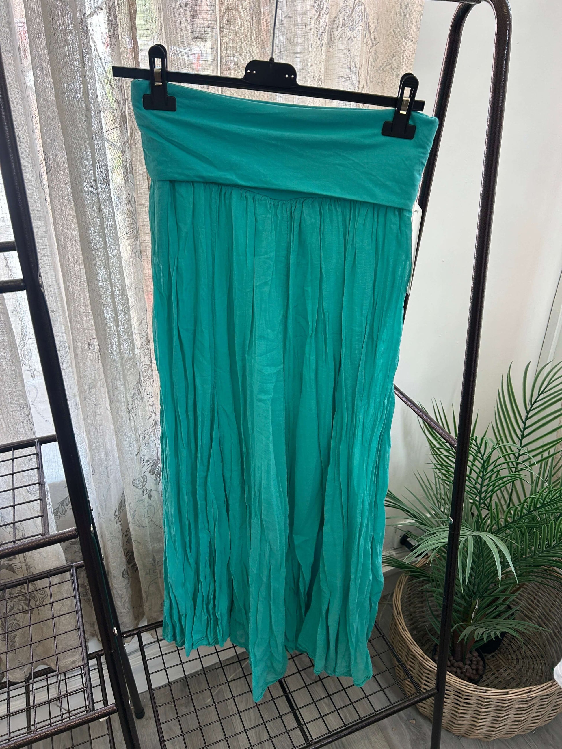 Lizzie Cotton Maxi Length Skirt