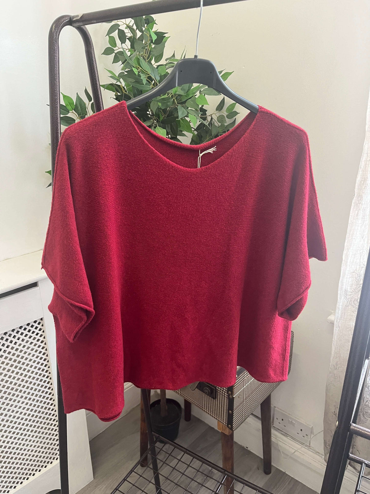 Torzi Boxy Swing Fine Knit Jumper