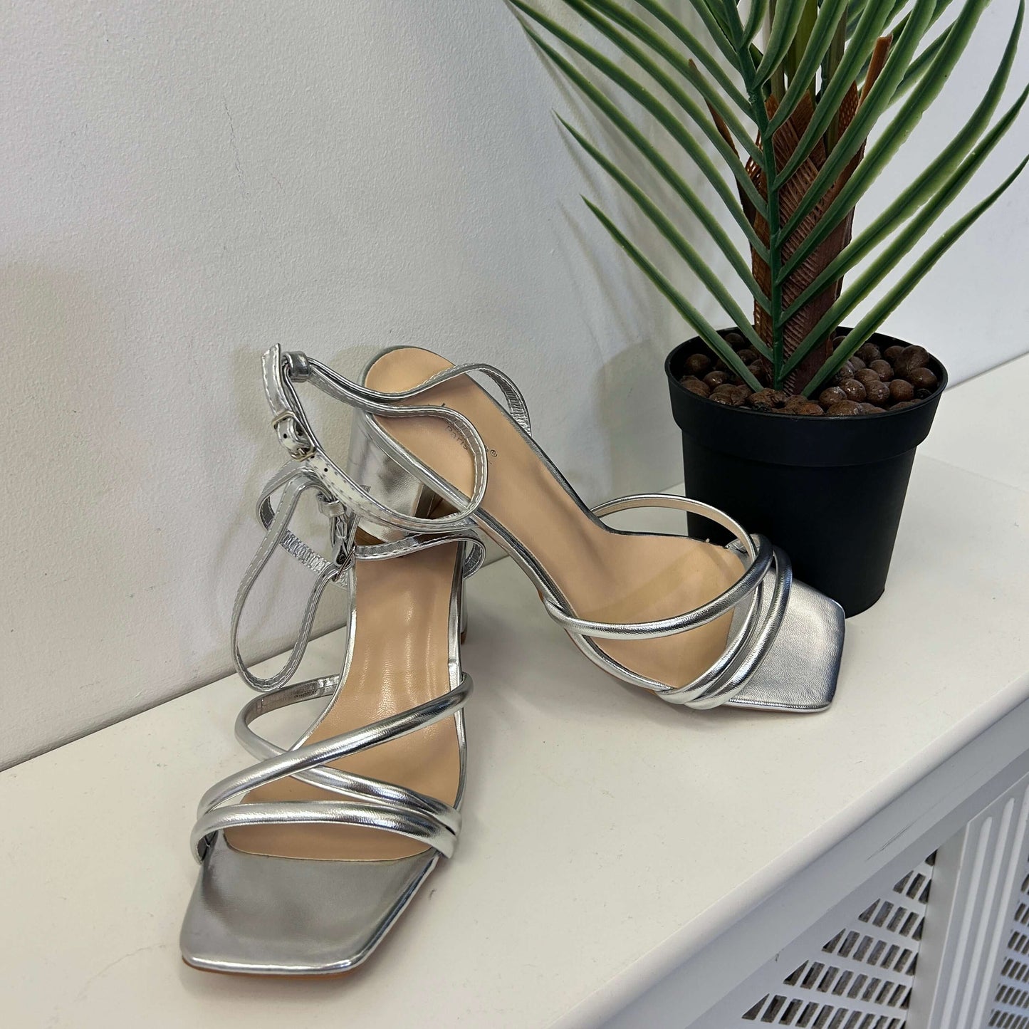 Strappy Heeled Sandal With Block Heel