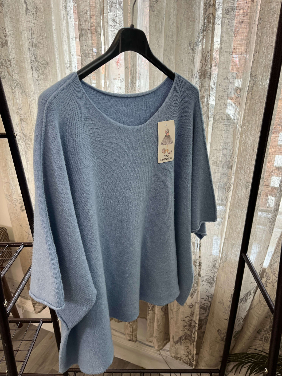 Torzi Boxy Swing Fine Knit Jumper
