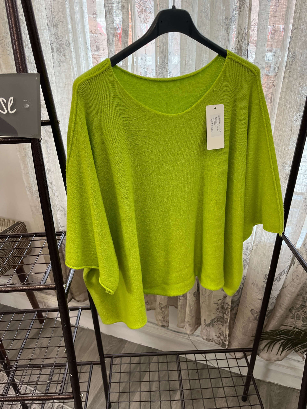 Torzi Boxy Swing Fine Knit Jumper