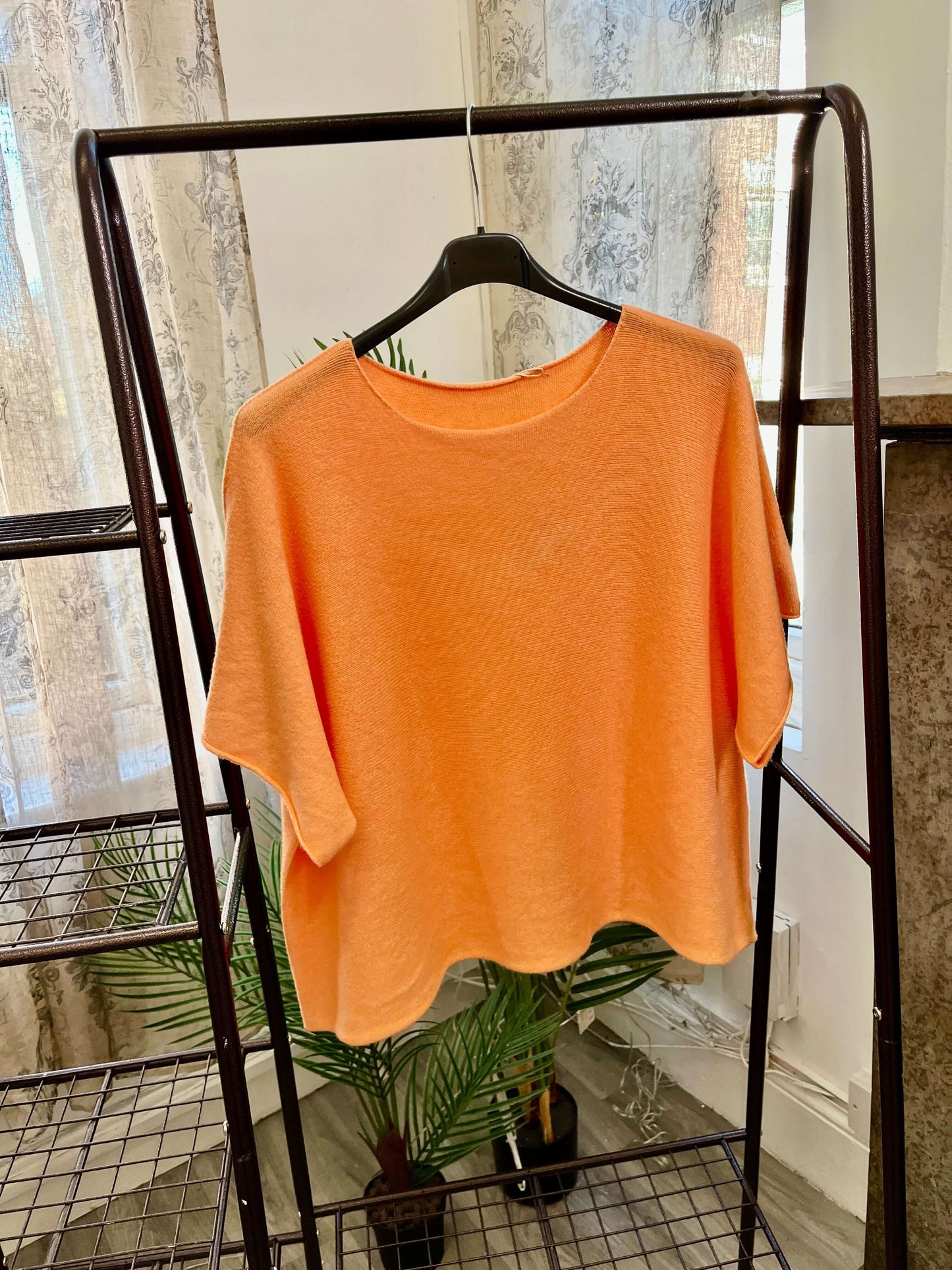 Torzi Boxy Swing Fine Knit Jumper