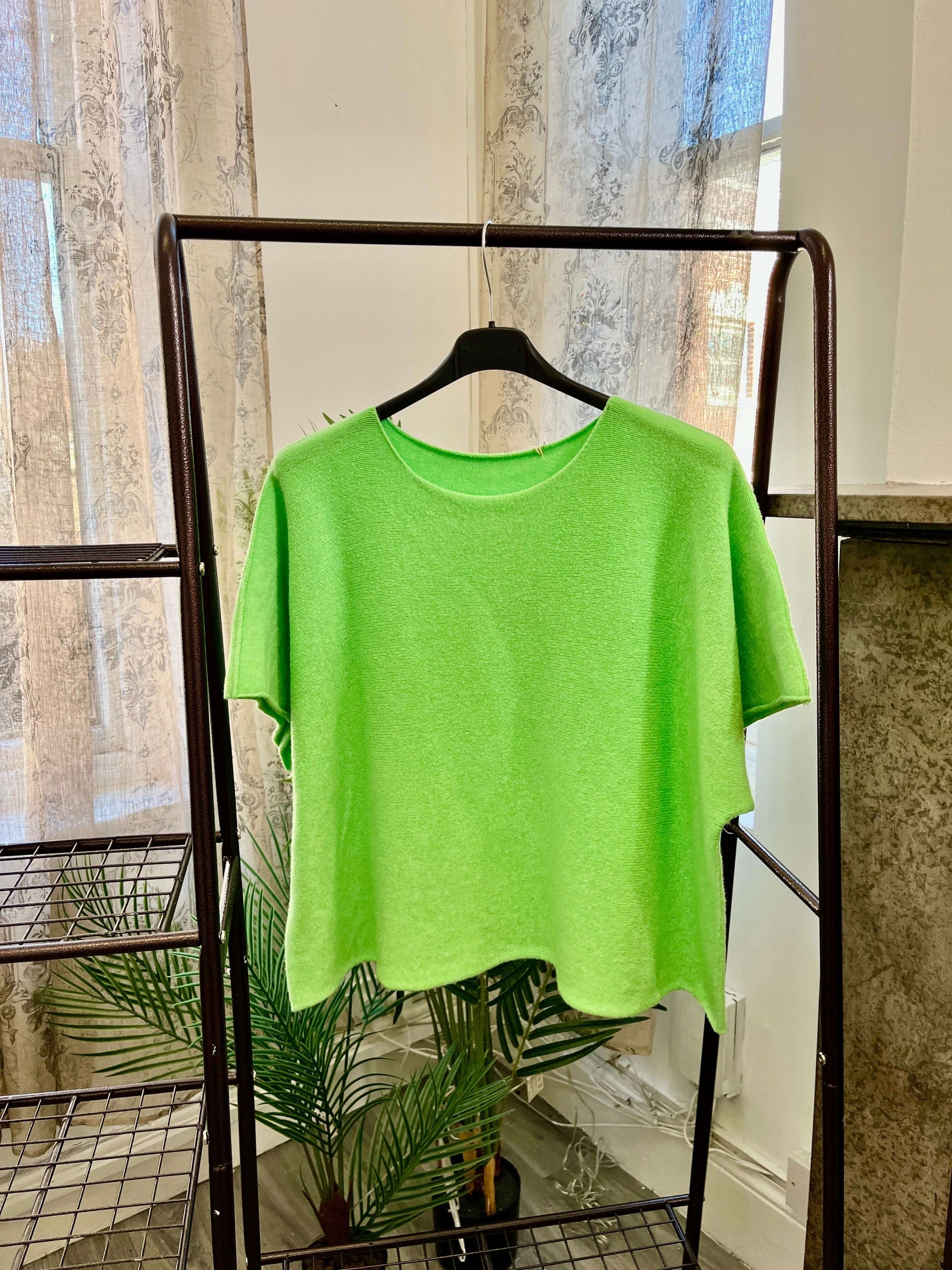 Torzi Boxy Swing Fine Knit Jumper