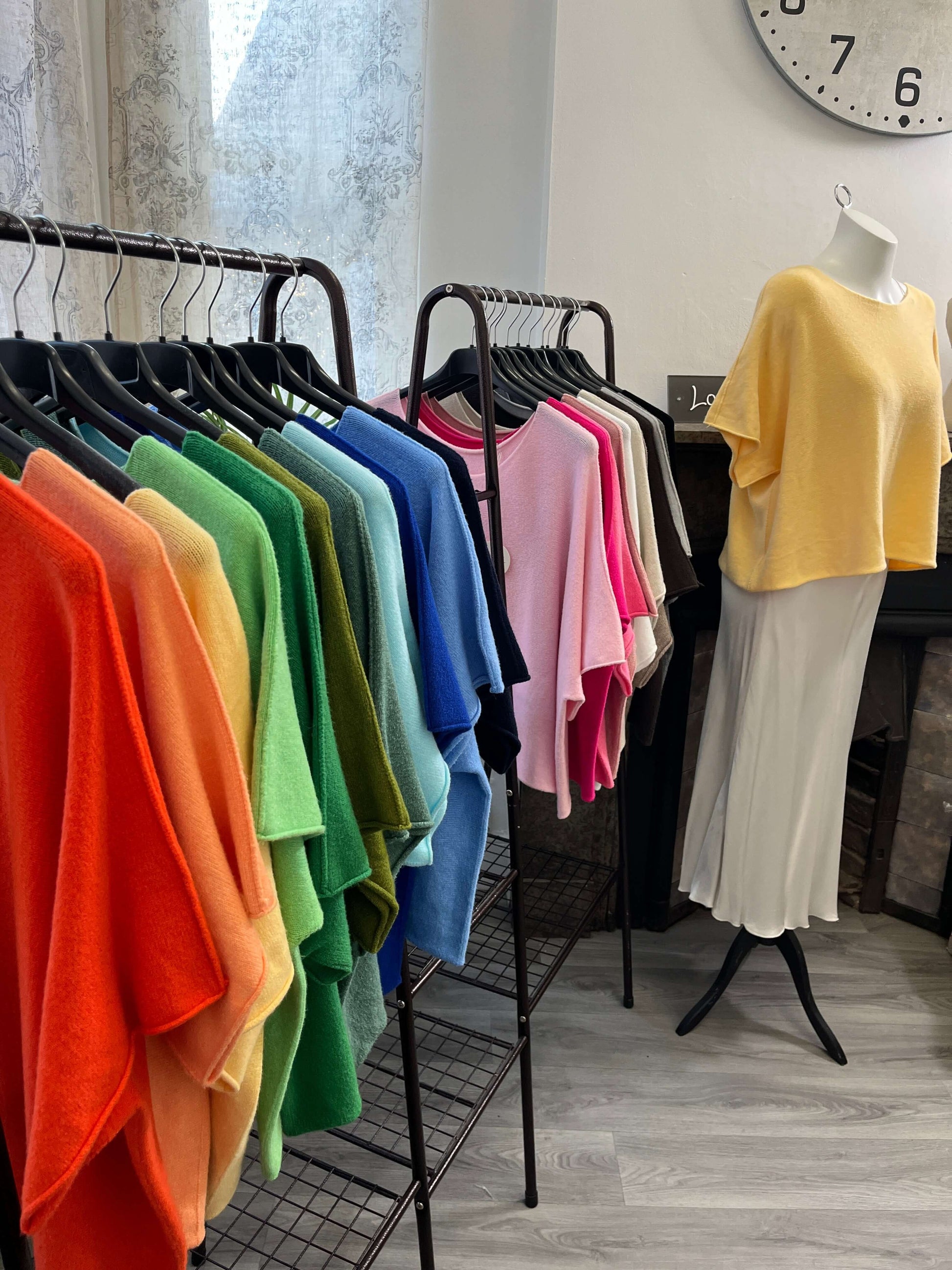 Torzi Boxy Swing Fine Knit Jumper