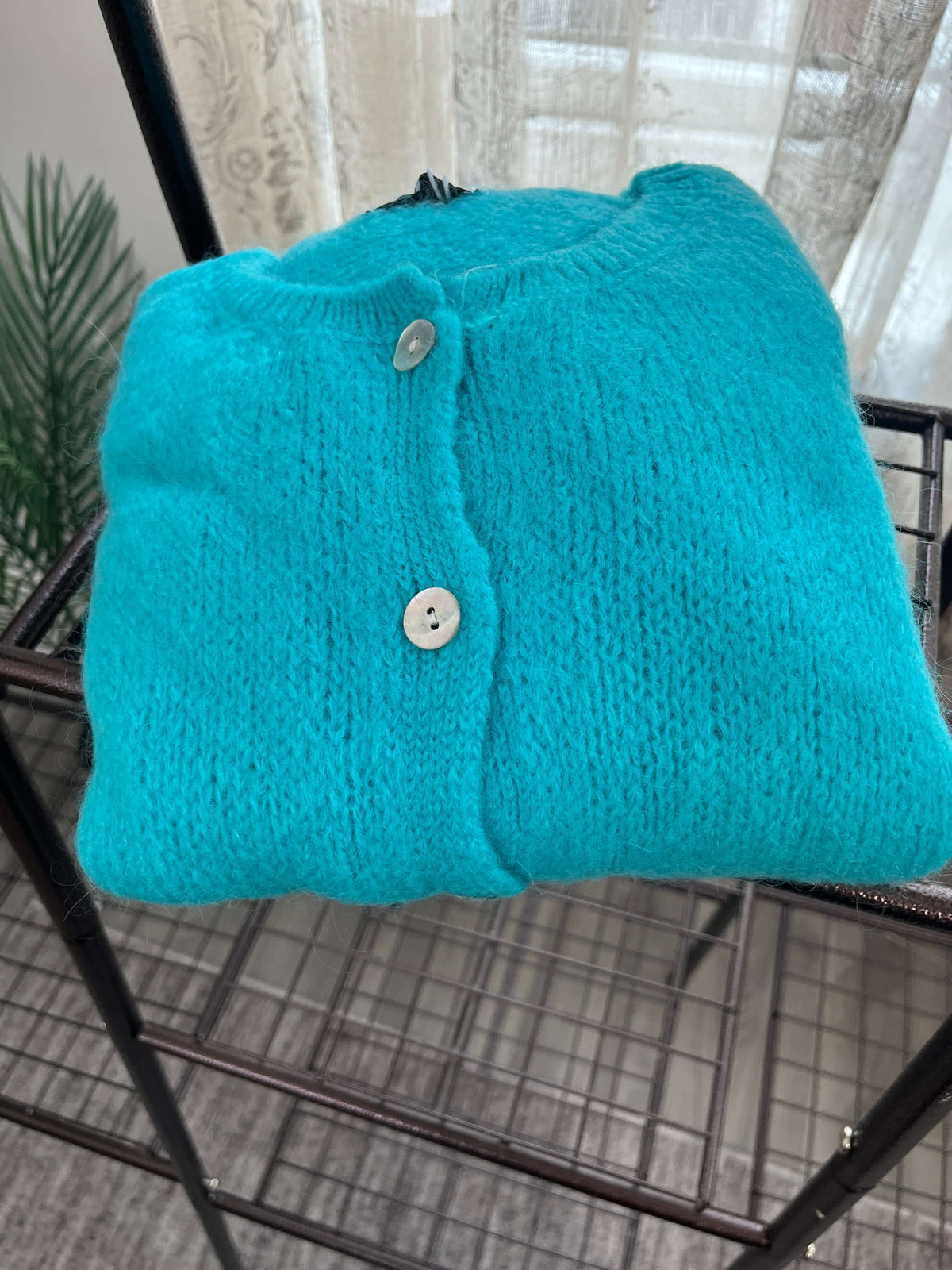 Trudi Long Sleeve Mohair Cardigan