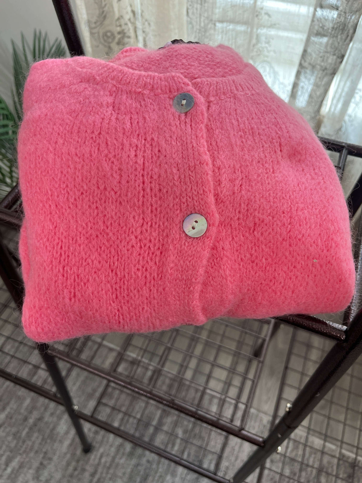 Trudi Long Sleeve Mohair Cardigan