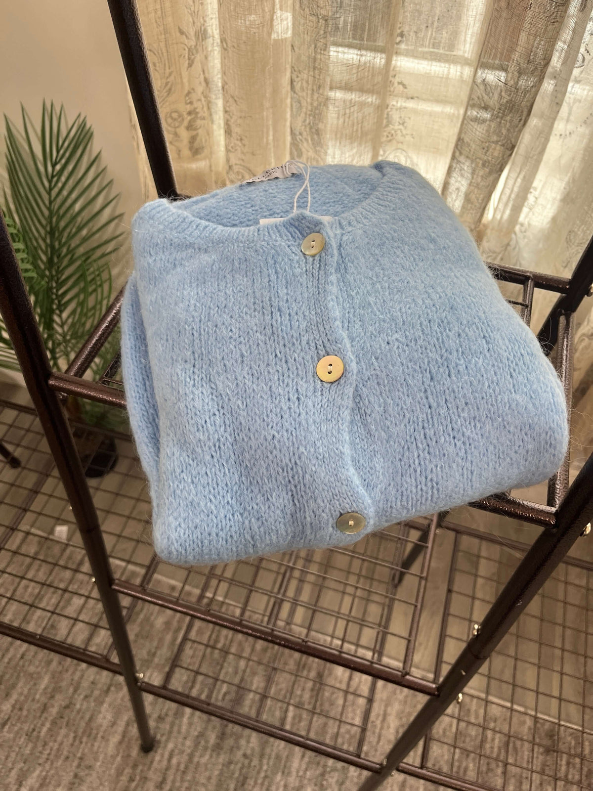 Trudi Long Sleeve Mohair Cardigan