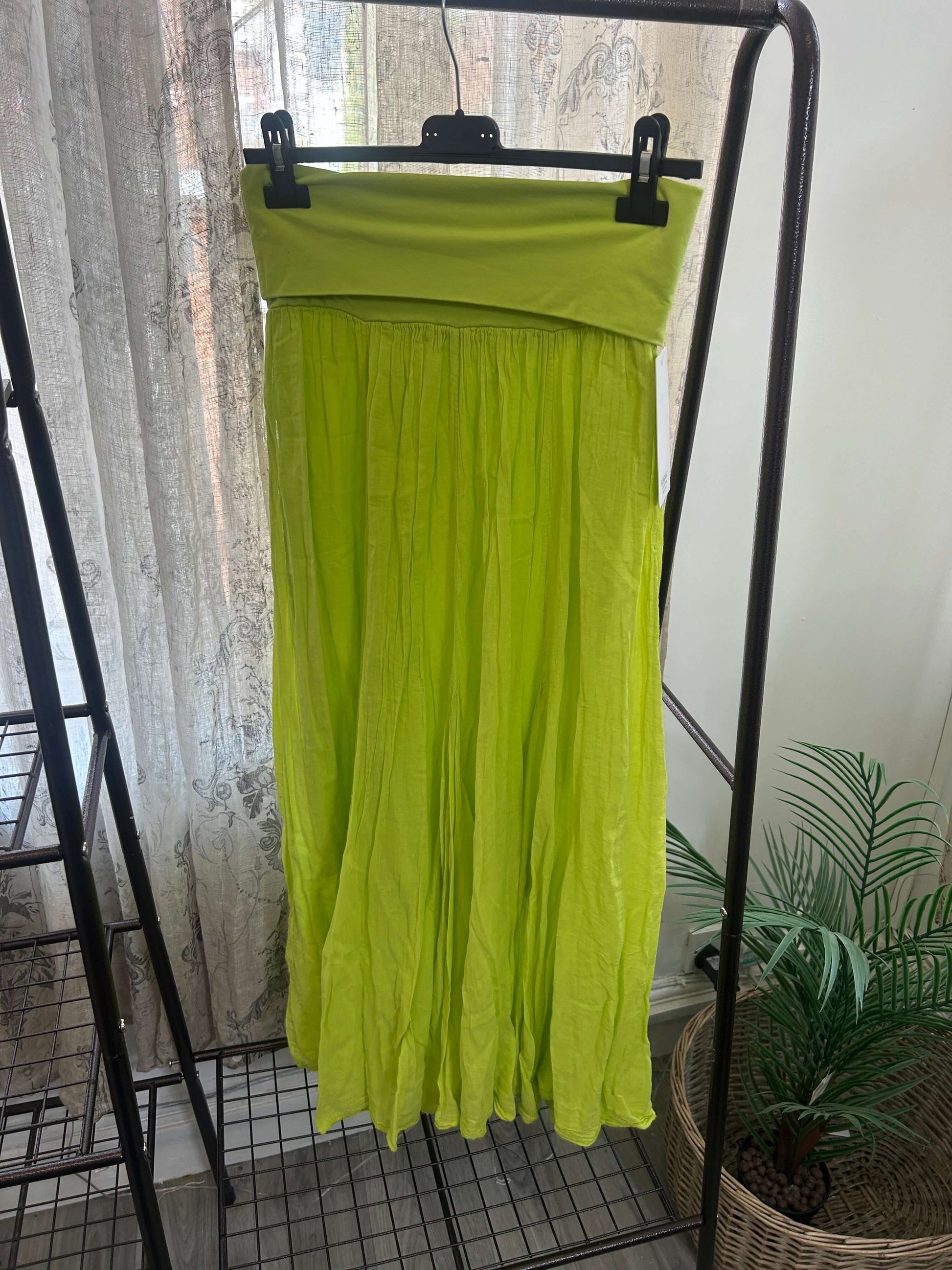 Lizzie Cotton Maxi Length Skirt