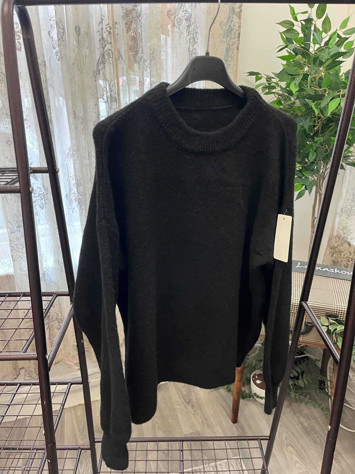 Tiffany Crew Neck Wool Blend Jumper
