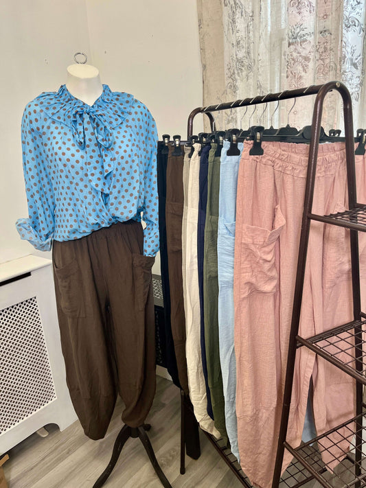 Ladies Lightweight Balloon Trousers