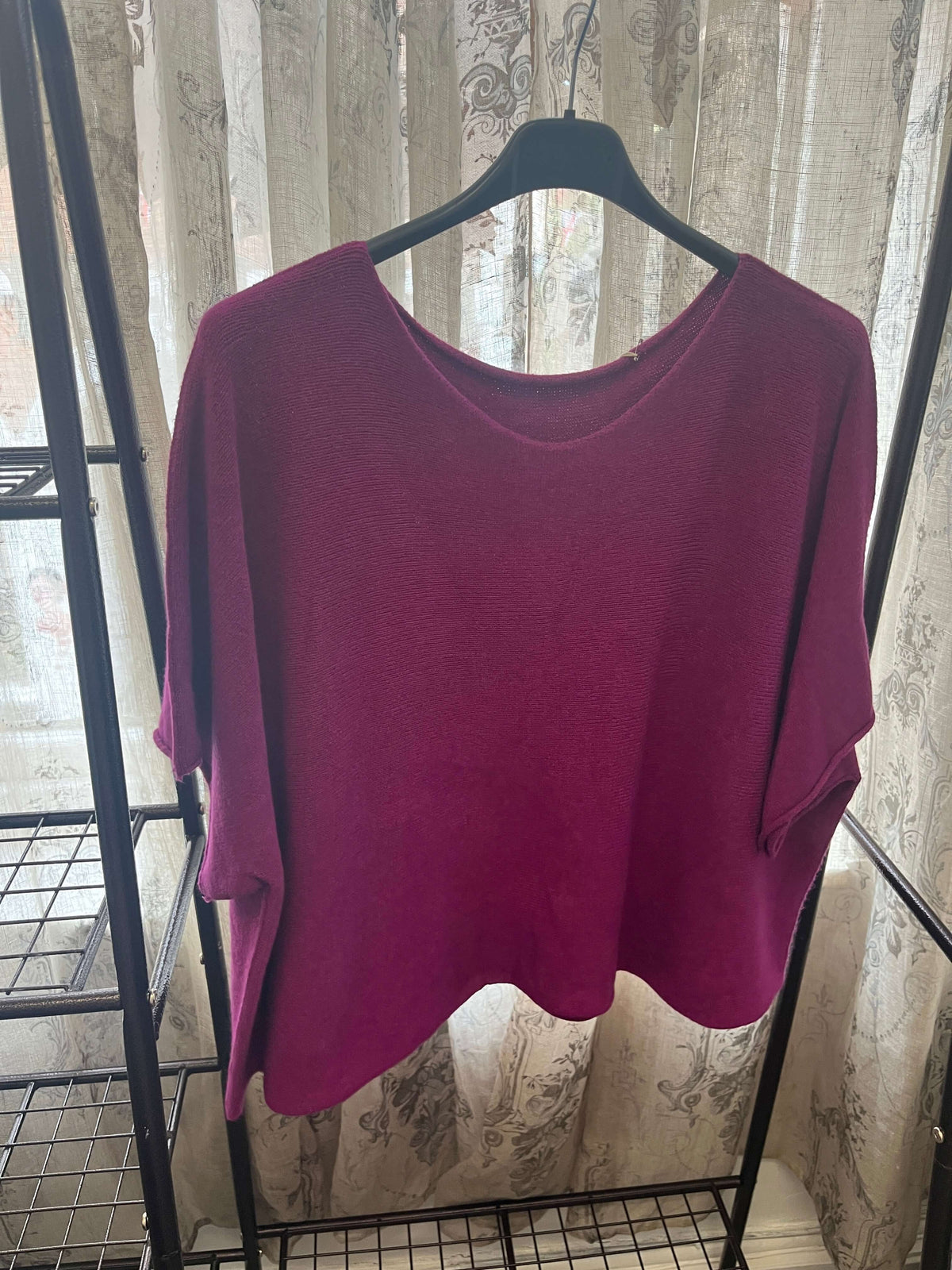 Torzi Boxy Swing Fine Knit Jumper