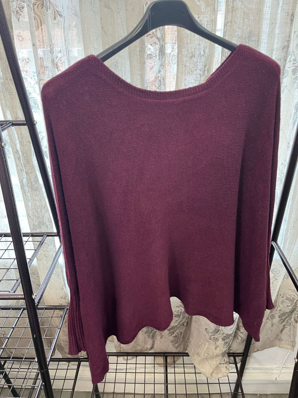 Bertie Boat Neck Batwing Jumper