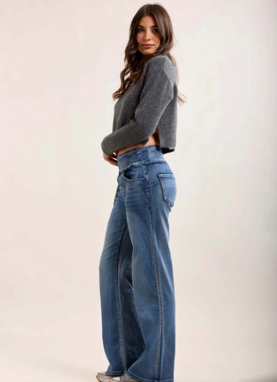 Tocada - Wide Leg Stretchy Jeans/Jegging