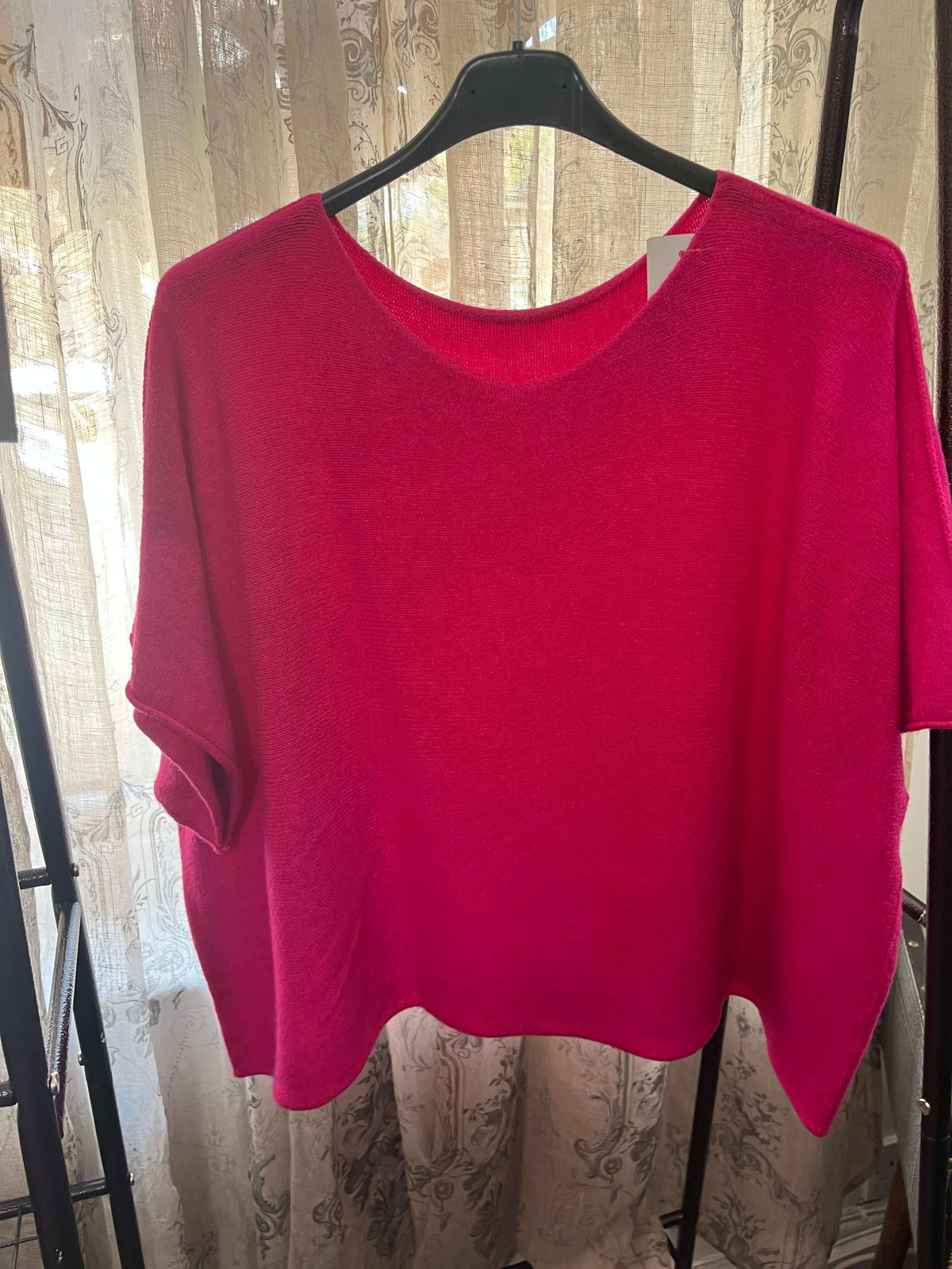 Torzi Boxy Swing Fine Knit Jumper