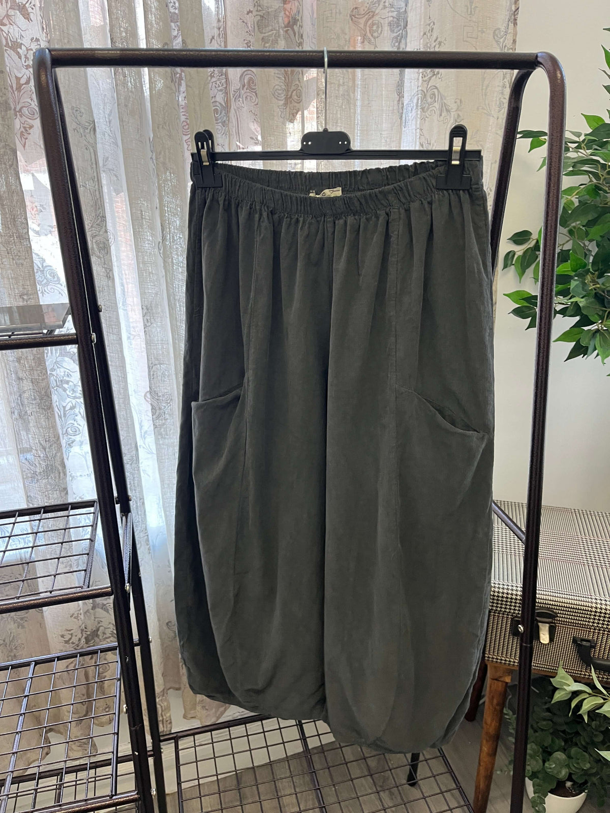 Ladies Needlecord Barrel Trouser