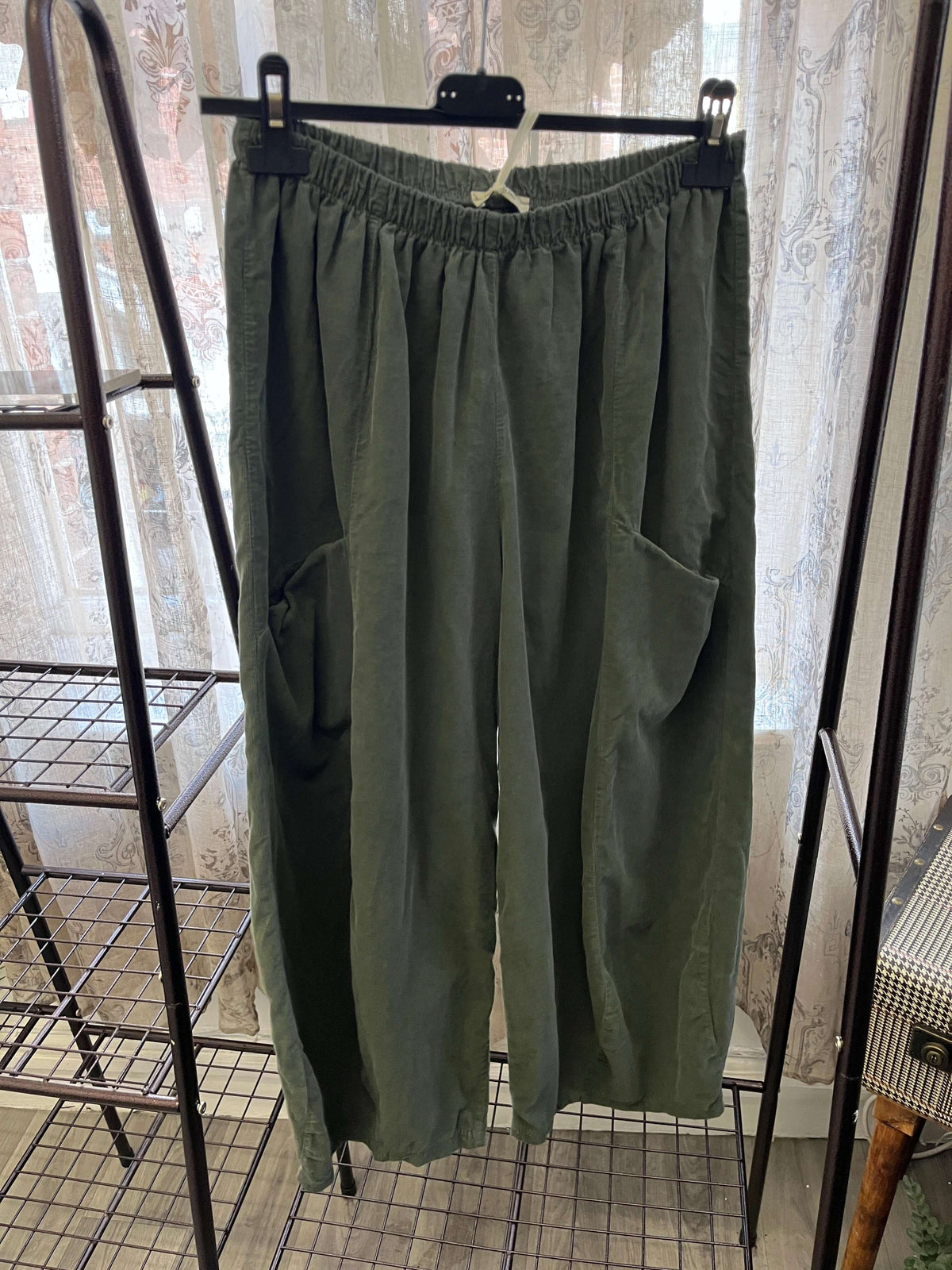 Ladies Needlecord Barrel Trouser