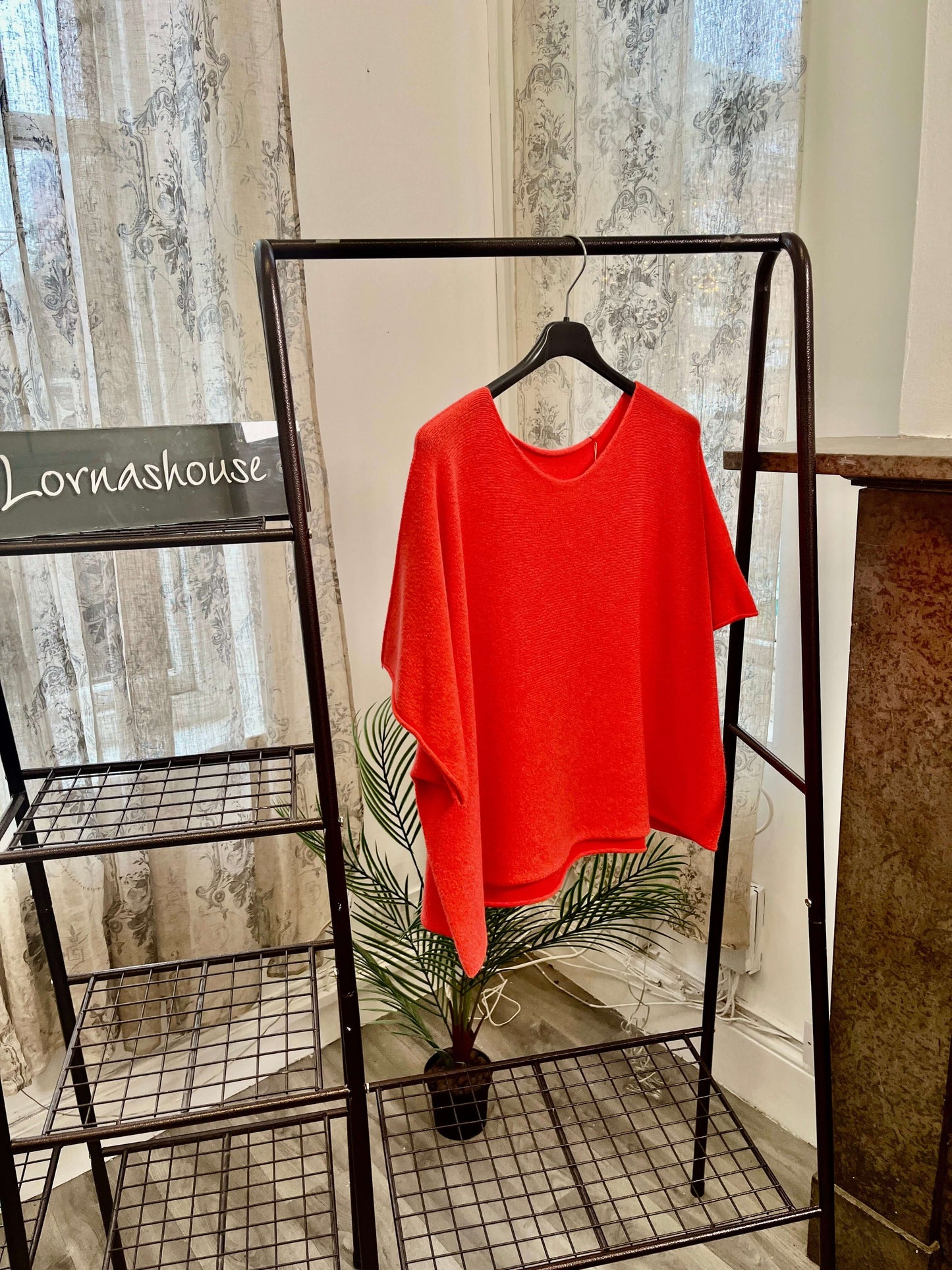 Torzi Boxy Swing Fine Knit Jumper