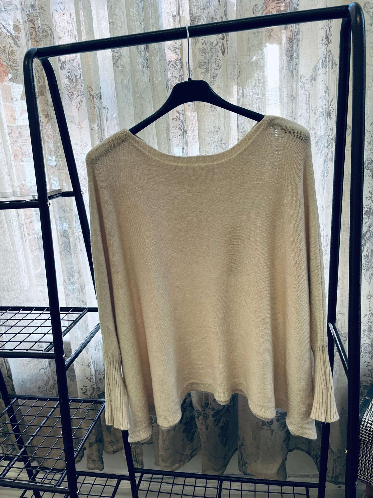 Bertie Boat Neck Batwing Jumper